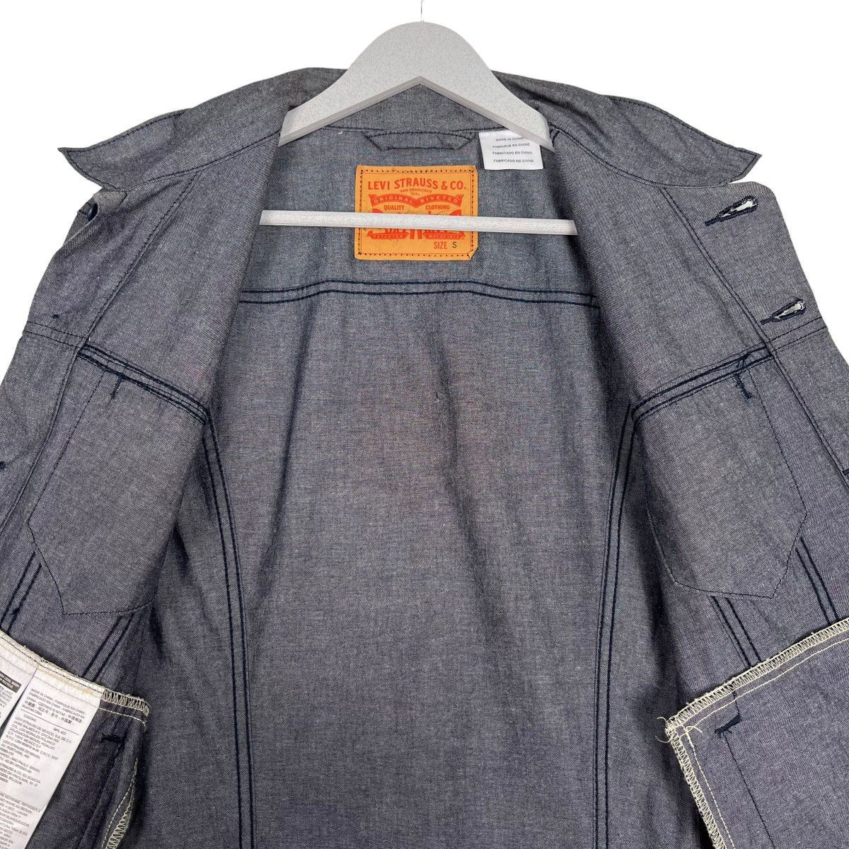 Levi's 🔥 LEVIS SHIRT TRUCKER JACKET Size US S / EU 44-46 / 1 - 12 Thumbnail