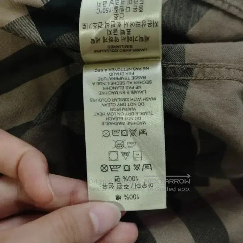 Burberry Burberry L Size Brown Green Check Shirt. Size L / US 10 / IT 46 - 5 Thumbnail