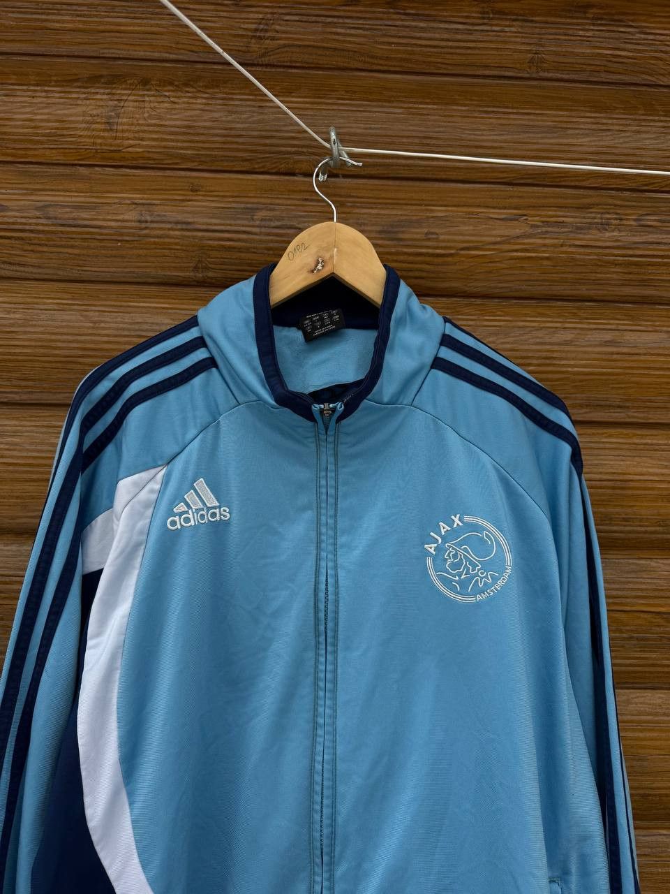 Adidas Vintage Adidas Ajax Amsterdam Football Jacket Soccer Size US L / EU 52-54 / 3 - 2 Thumbnail