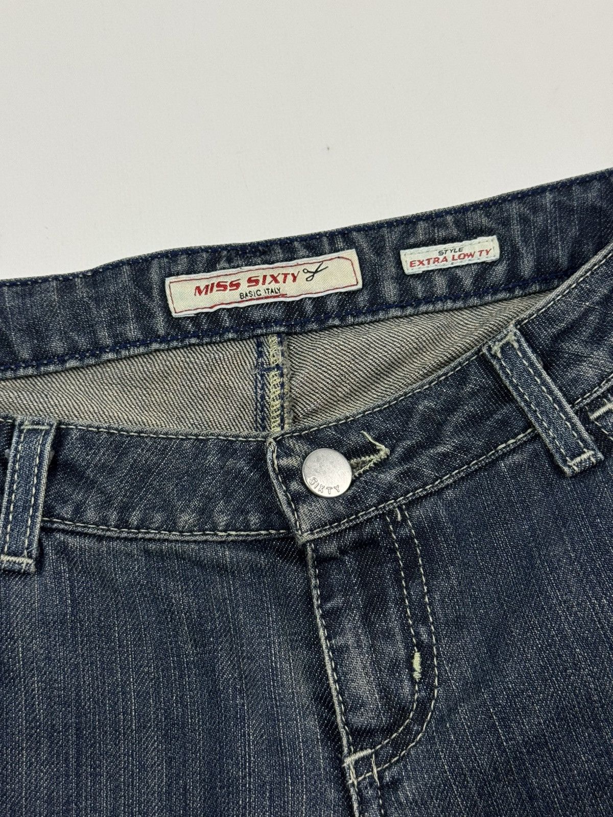 Miss Sixty Y2K Miss Sixty Extra Low TY Flared Leg Women’s Jeans Size 31" - 7 Thumbnail