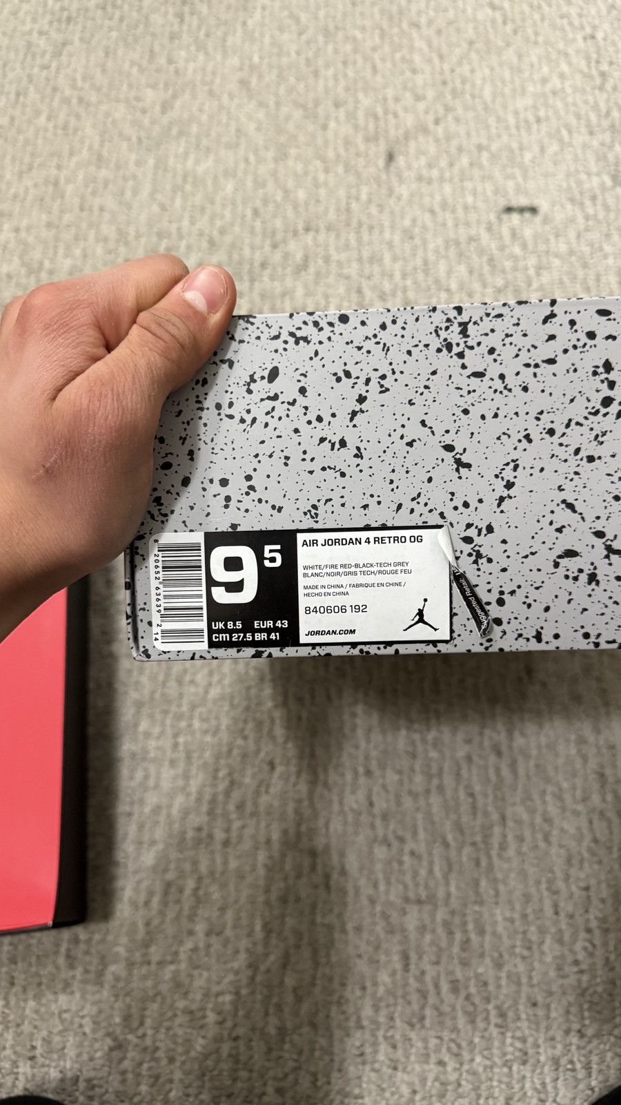 Jordan Brand Jordan Cement 4’s / OG Pair Size US 9.5 / EU 42-43 - 6 Thumbnail