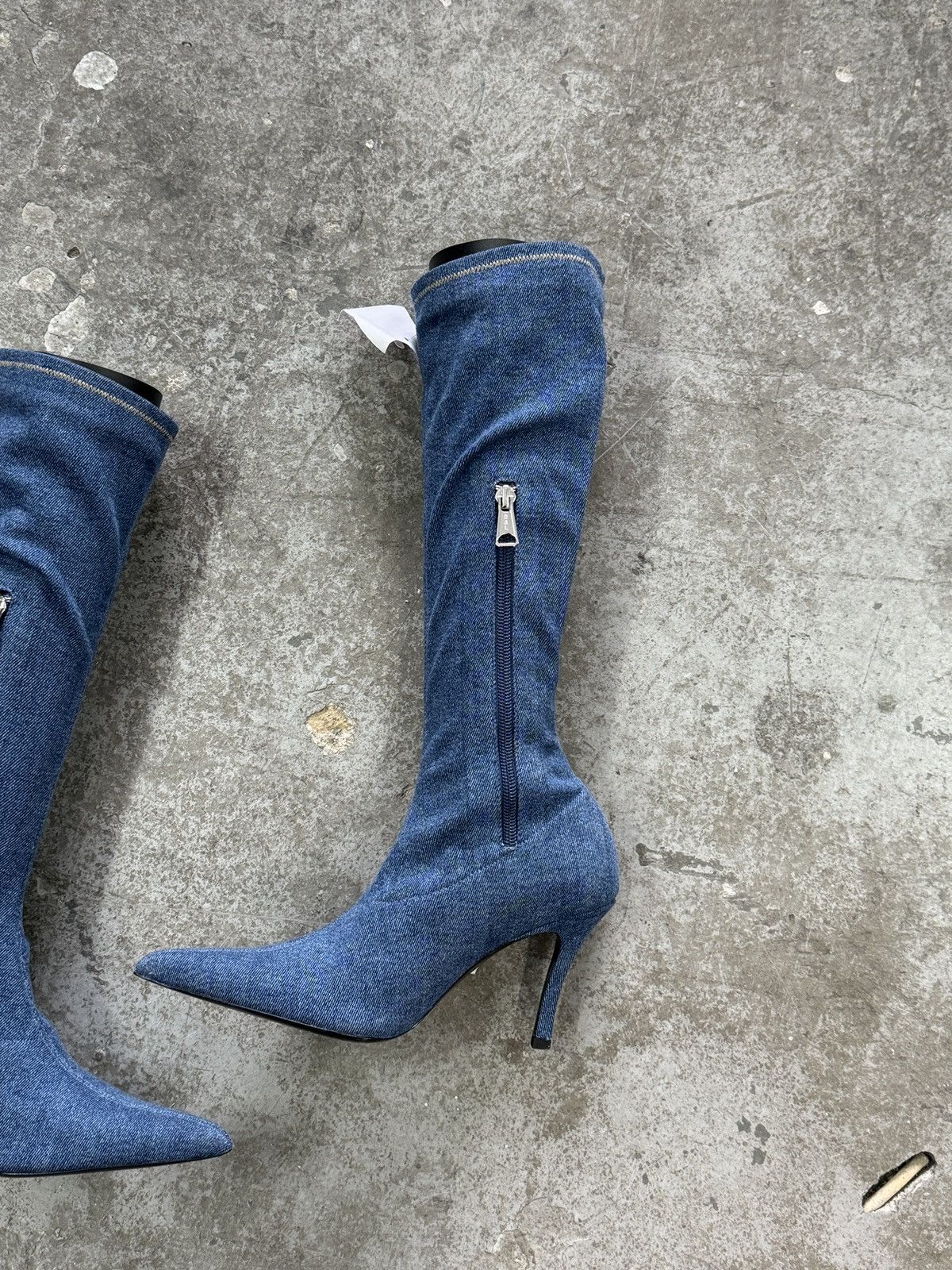 Diesel Archive Diesel Vintage Denim Heels Size US 5 / IT 35 - 6 Thumbnail