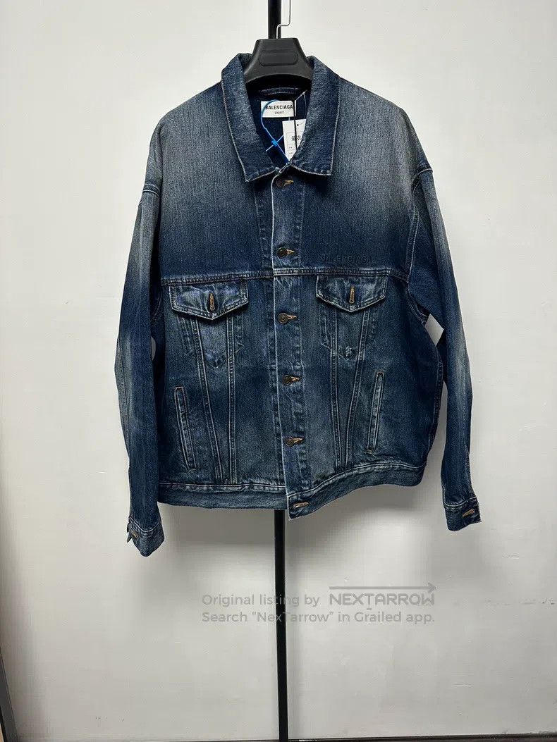Balenciaga Balenciaga Denim Jacket Blue Size US S / EU 44-46 / 1 - 1 Thumbnail