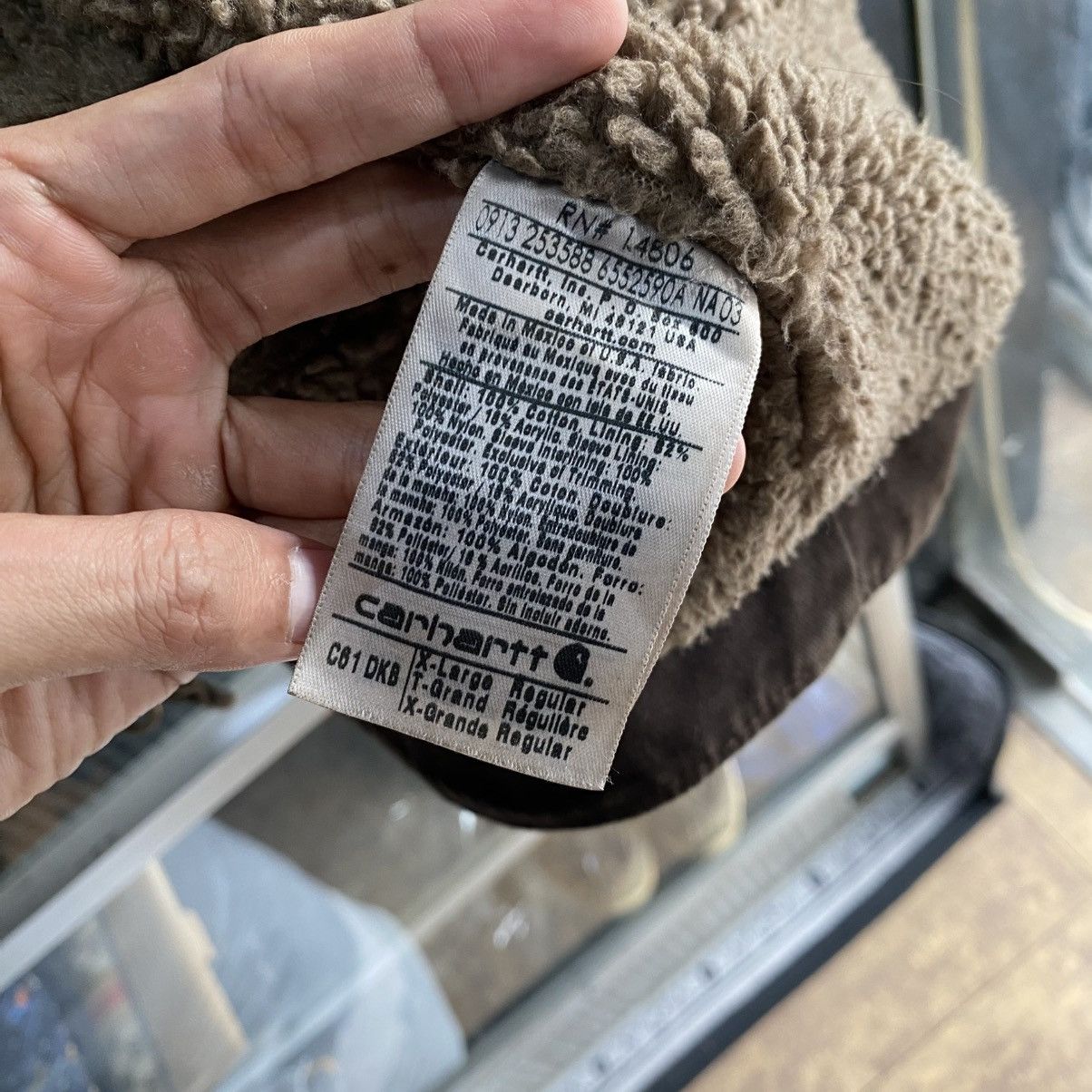 Carhartt × Vintage Vintage Carhartt Sherpa lined jacket Size US XL / EU 56 / 4 - 17 Thumbnail