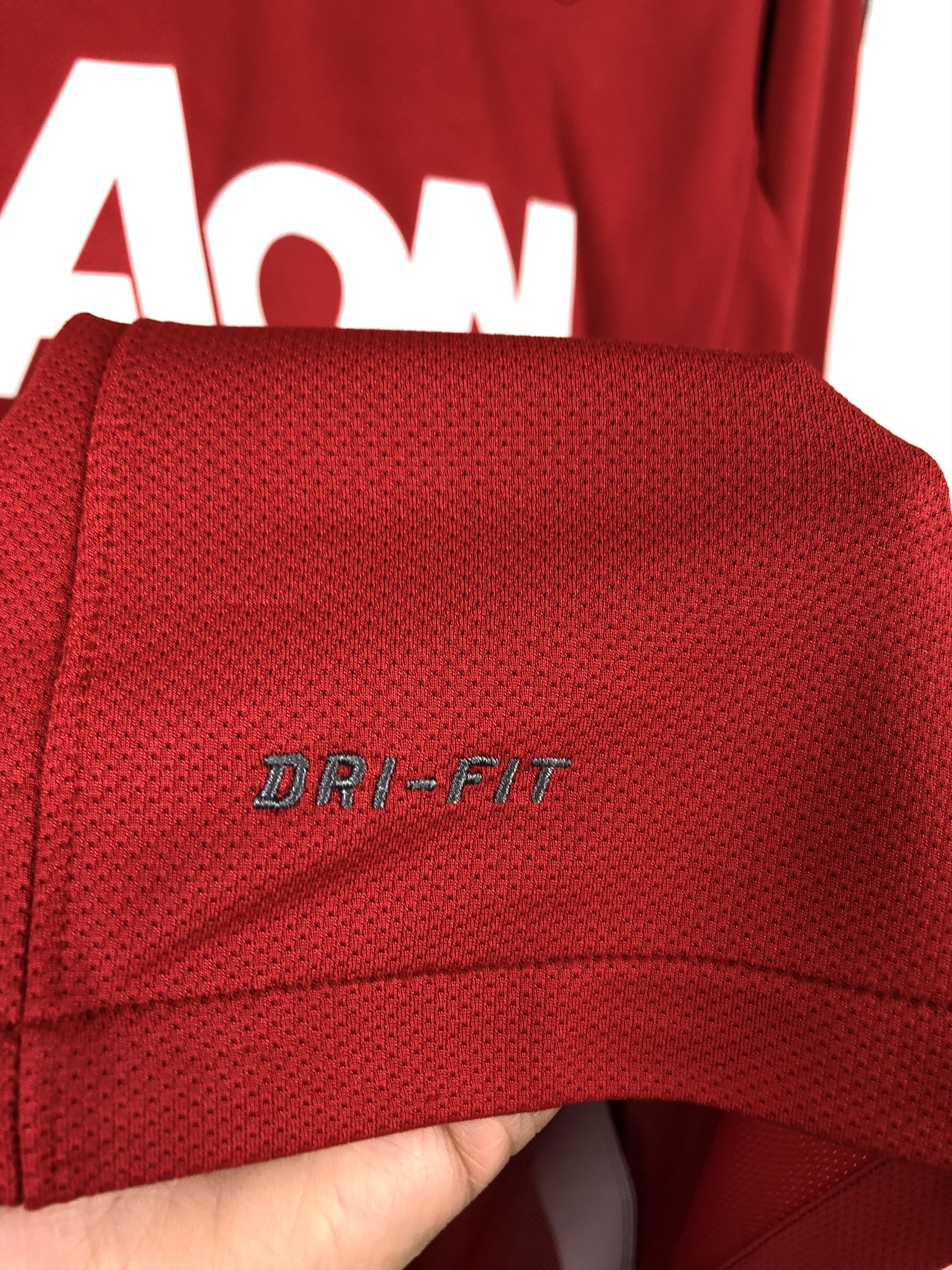 Nike Manchester United football shirt 2011 Long Sleeve Jersey Size US M / EU 48-50 / 2 - 8 Thumbnail