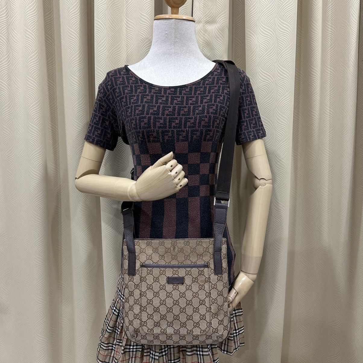 Gucci ‼️LASTDROP‼️ GUCCI GG CANVAS SHOULDER CROSSBODY BAG 4 Size ONE SIZE - 18 Thumbnail