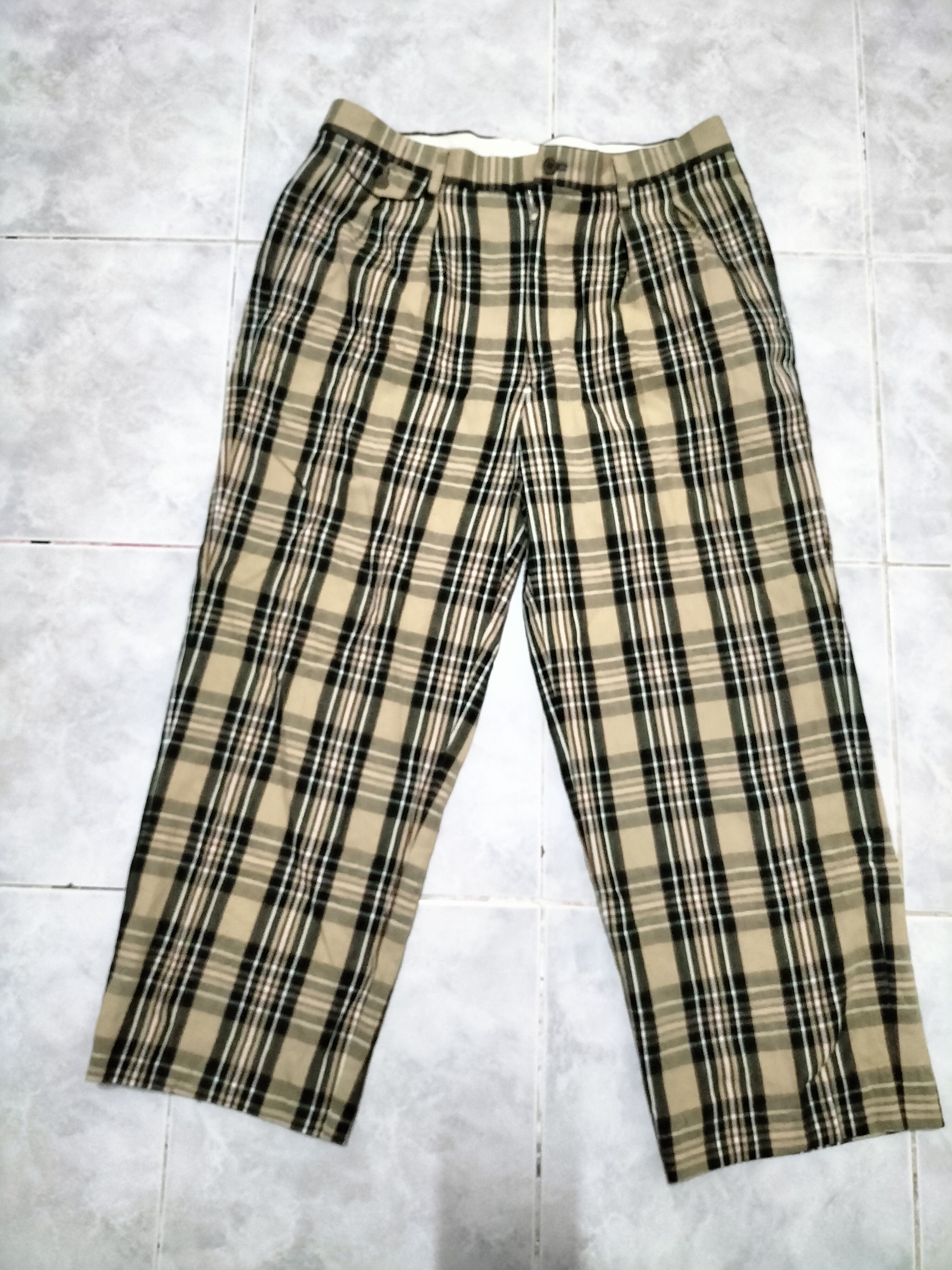 Chaps × Ralph Lauren × Vintage Vintage Chaps Ralph Laurent 80s Plaid Classic Checkered Size US 32 / EU 48 - 1 Thumbnail