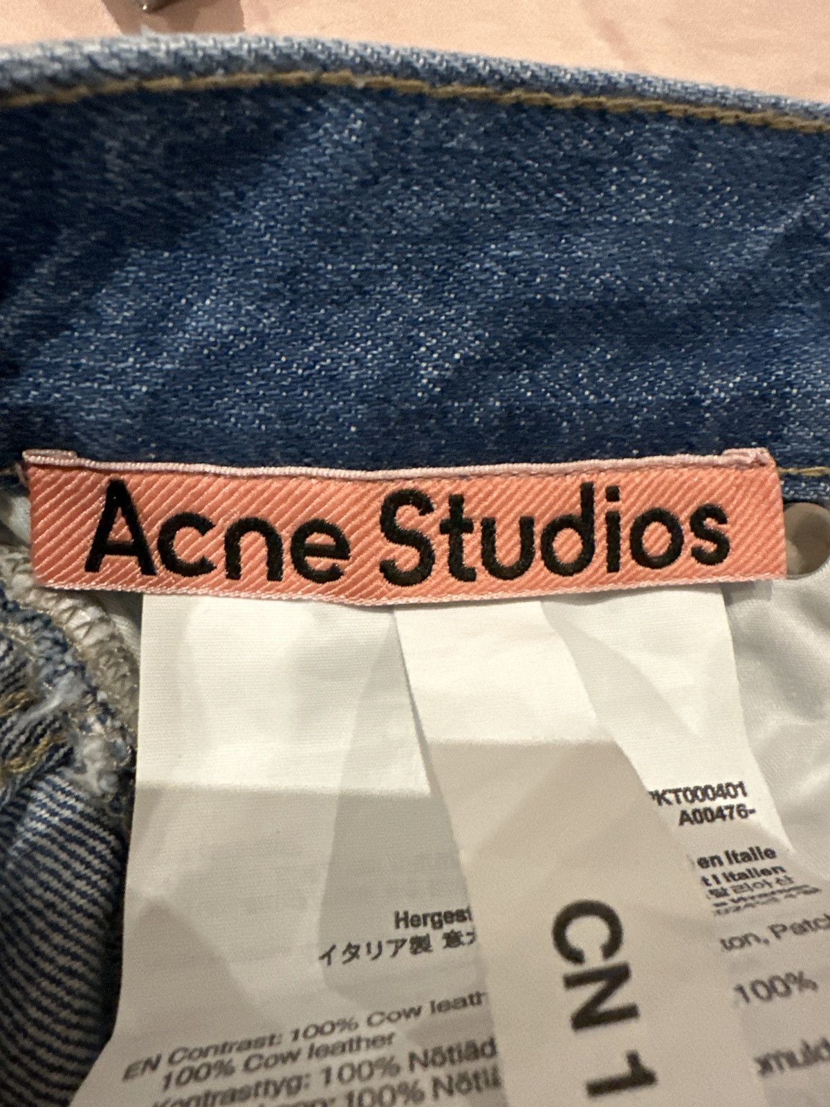 Acne Studios Acne Studios Blue Cargo Jeans Size 34" / US 12 / IT 48 - 4 Thumbnail