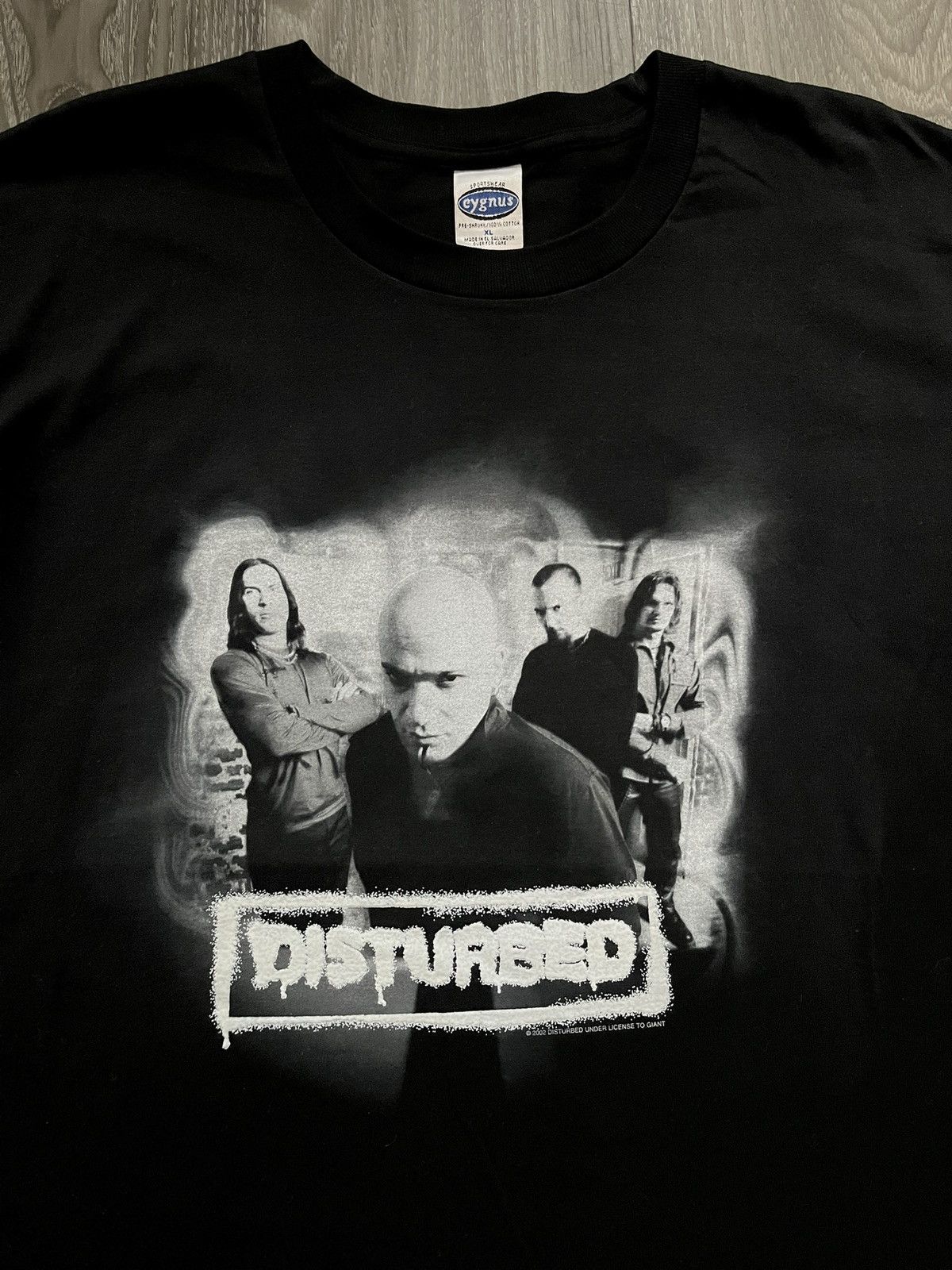 Band Tees Disturbed Deadstock Nu Metal Band Tee (Early 2000s) Size US XL / EU 56 / 4 - 2 Thumbnail