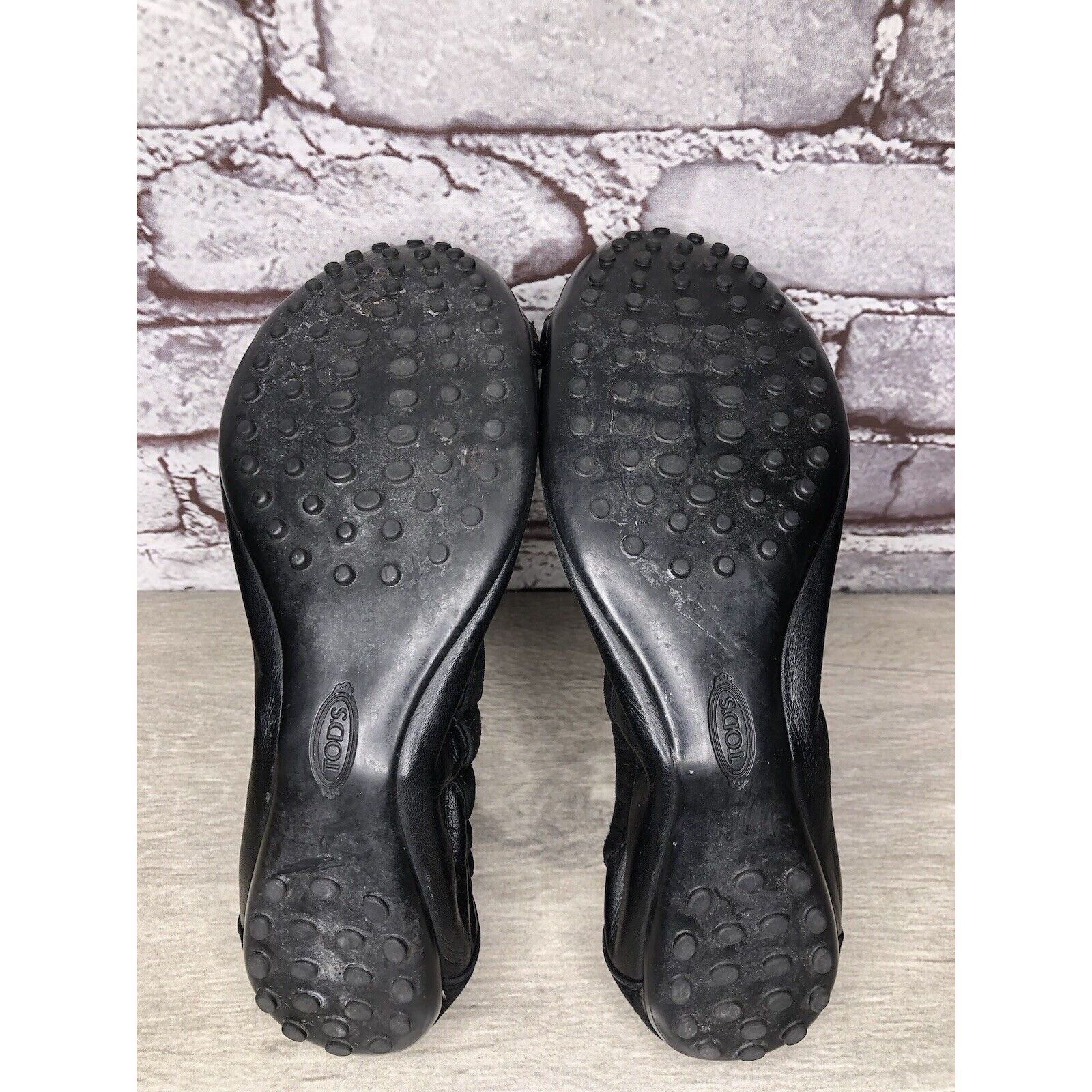 Tod's Tod's Black Leather Cap Toe Buckle Ballerina Ballet Flats Wo Size US 10 / IT 40 - 6 Thumbnail