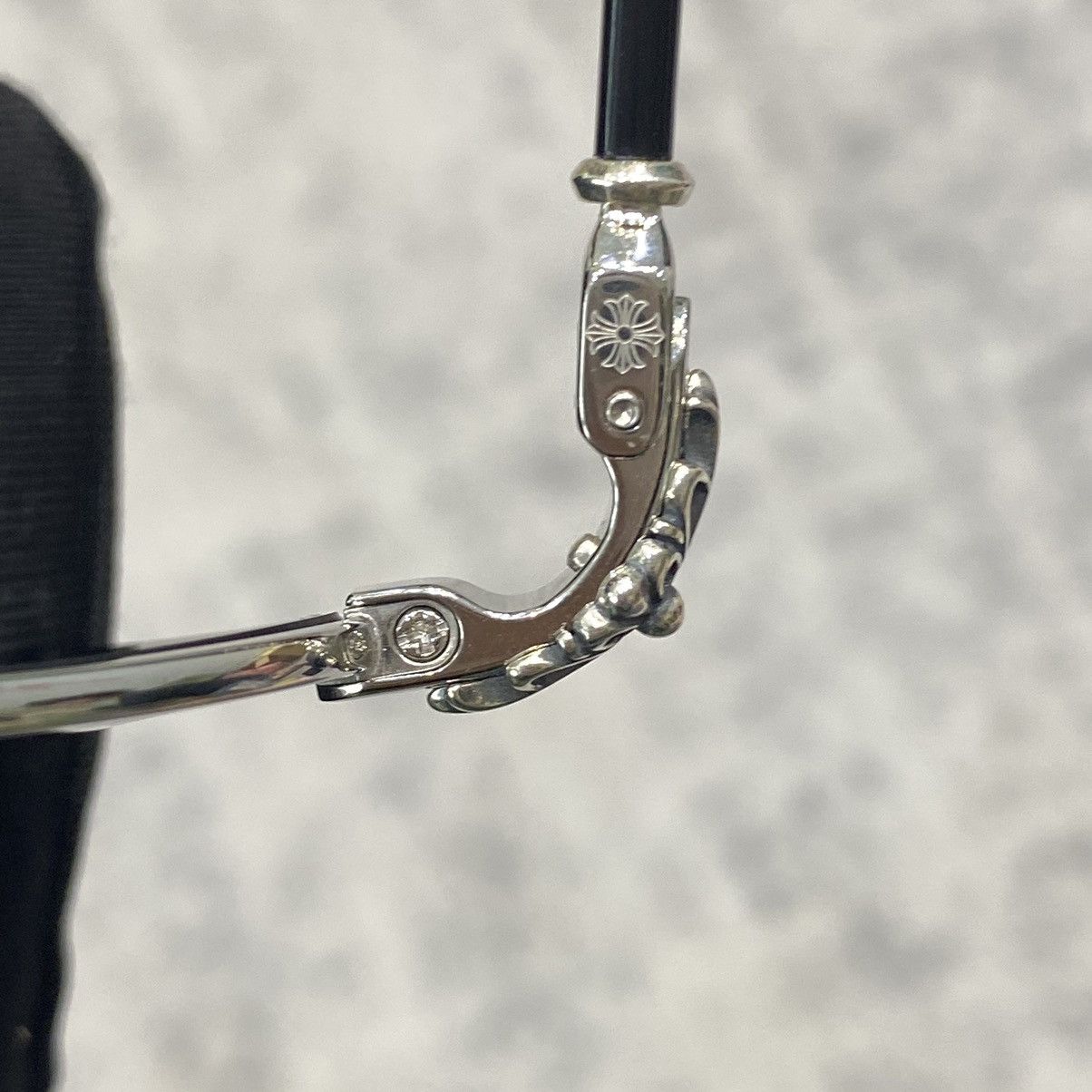 Chrome Hearts CHROME HEARTS DIAMOND DOG Shiny Silver/Black Size ONE SIZE - 18 Thumbnail