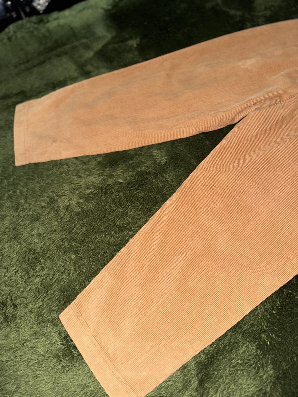 EASTLOGUE [M] Eastlogue Relax Fit Pleated Corduroy Trouser Light Brown Size US 32 / EU 48 - 9 Thumbnail