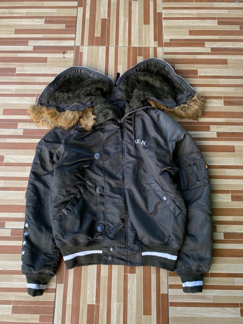 Alpha Industries × Vintage Vintage AlphaIndustries N-2B Fur