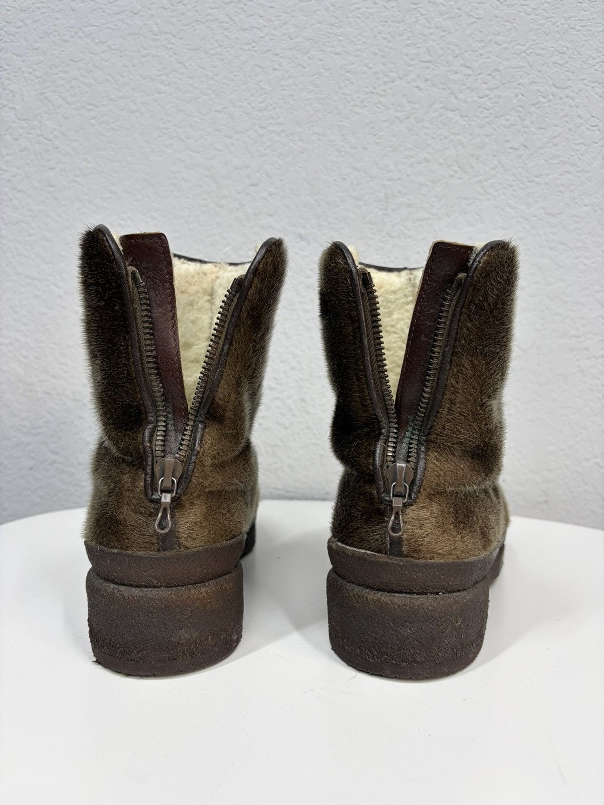If Six Was Nine Vintage Y2K Guidi CCP Style Distressed Leather Biker Boots Size US 8 / EU 41 - 5 Thumbnail