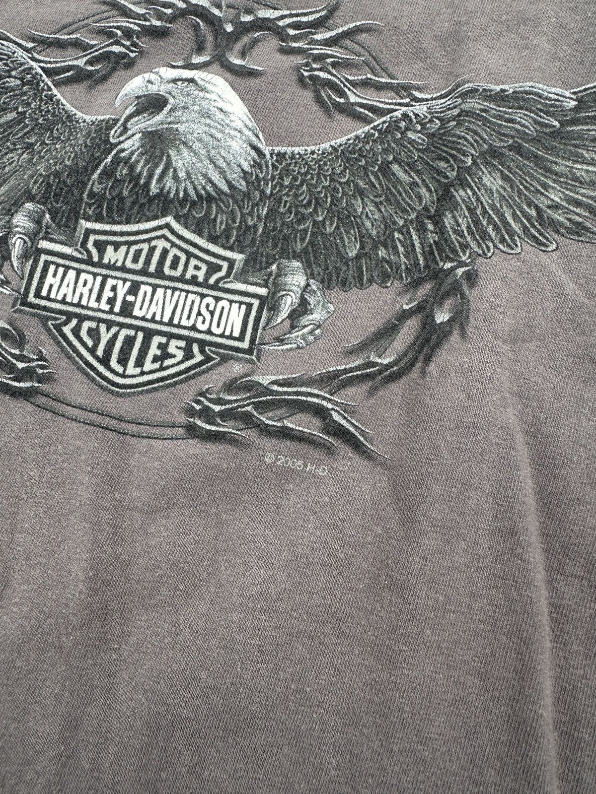 Harley Davidson × Vintage Vintage Harley Davidson Gasoline Alley Logo 2004 Rare Canada Size US XL / EU 56 / 4 - 3 Thumbnail