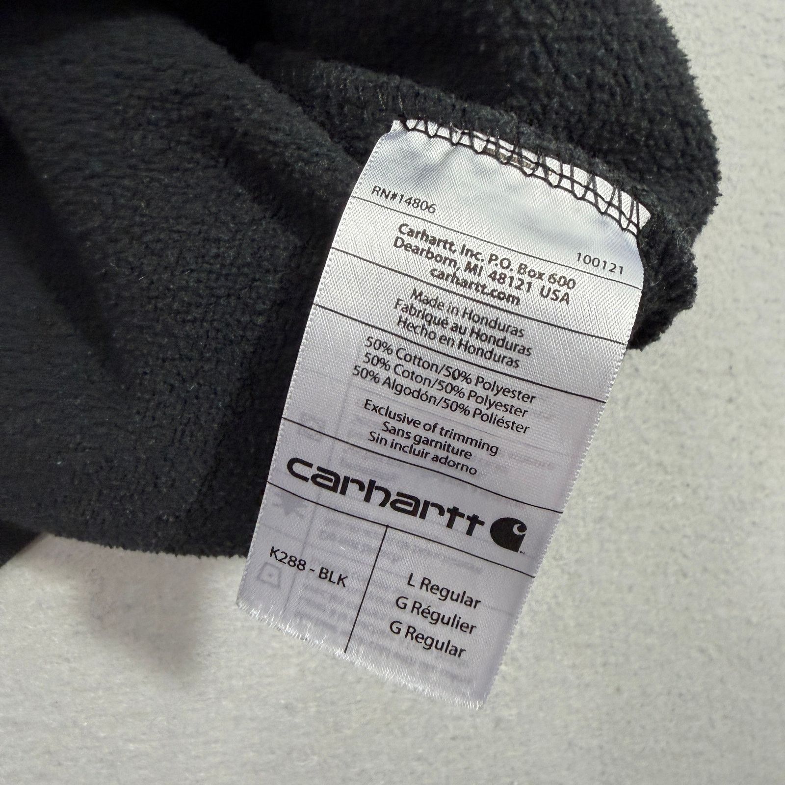 Carhartt Carhartt Iconic K288 Logo Sweatshirt Large Black Hoodie Size US L / EU 52-54 / 3 - 5 Thumbnail