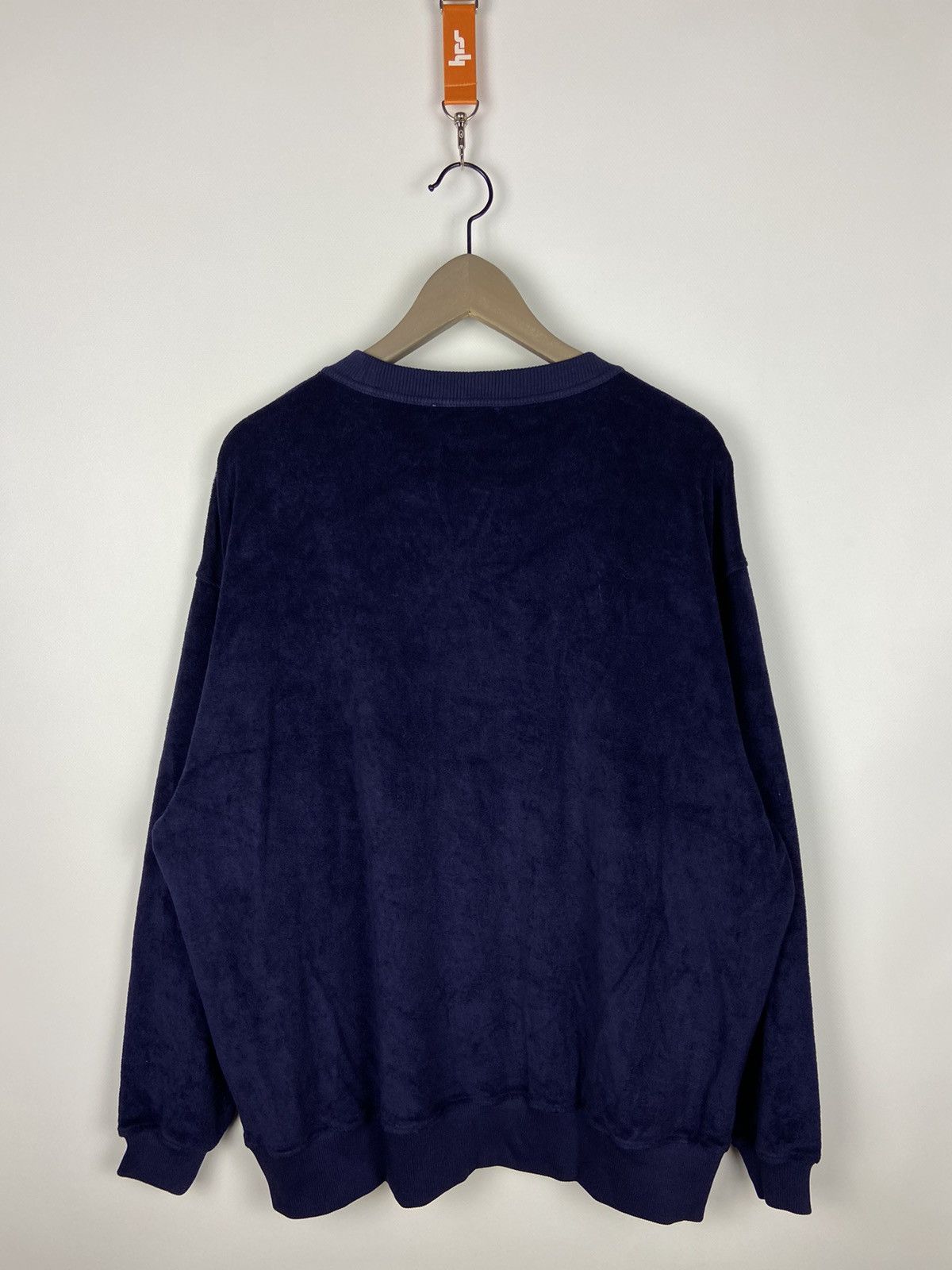YMC YMC Daisy Terry Towelling Crew Sweatshirt Mens Blue Sz XL Size US XL / EU 56 / 4 - 2 Thumbnail