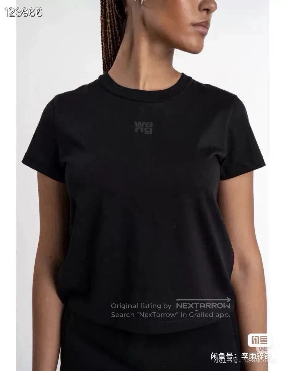 King Alexander Wang Slim Small Logo Black T. Size L / US 10 / IT 46 - 7 Thumbnail