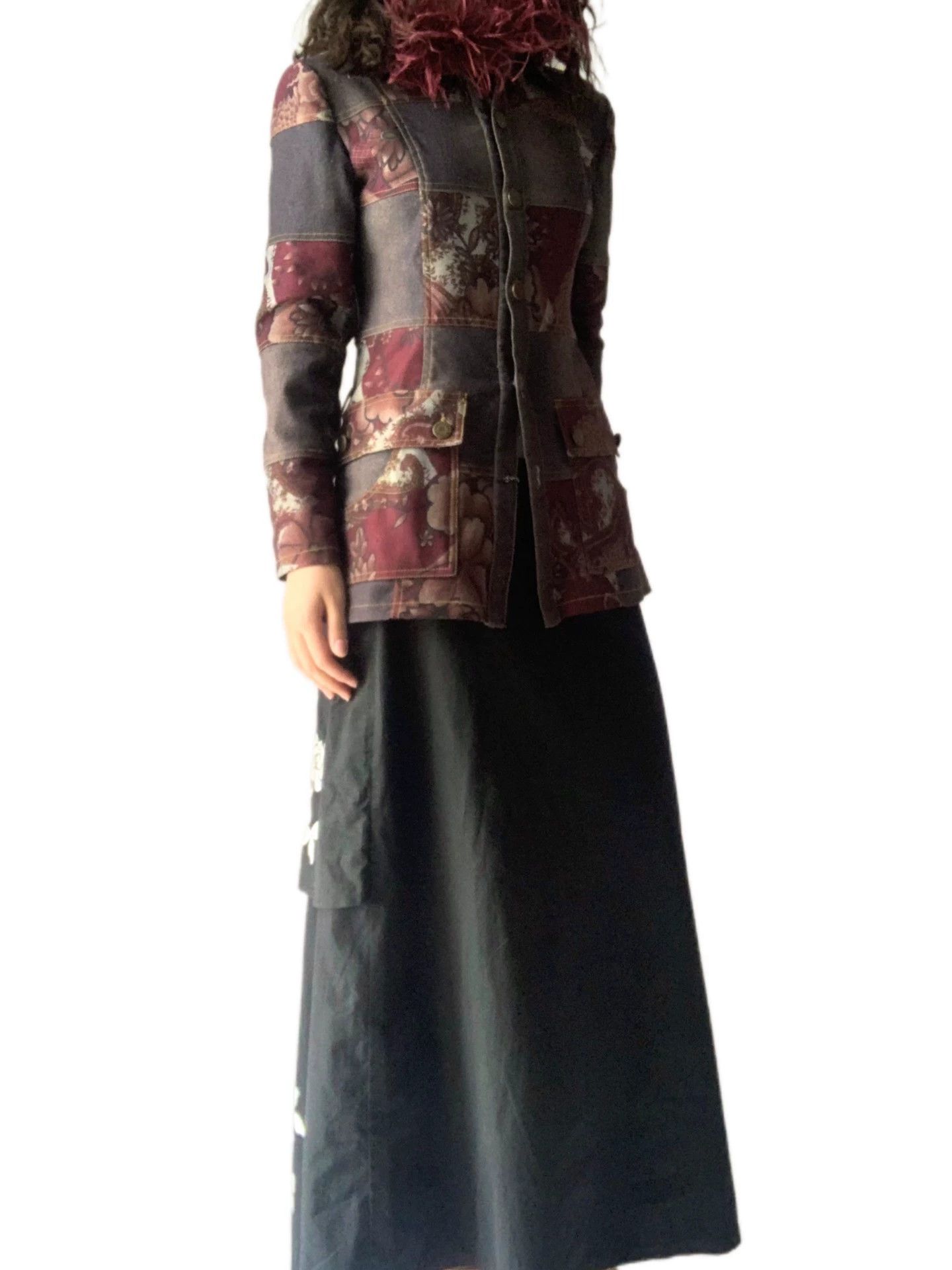 Other ozz on denim paneled suit jacket L Size L / US 10 / IT 46 - 1 Thumbnail