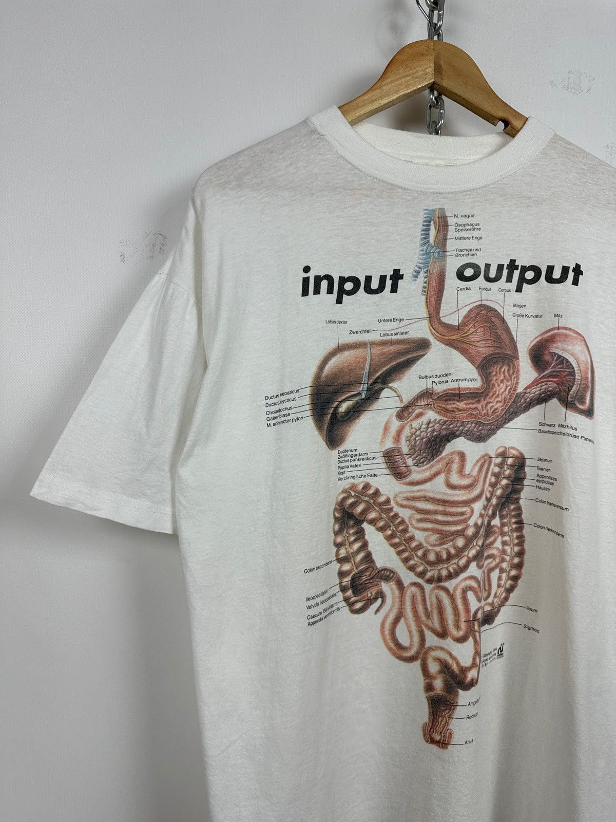 Vintage 1994 Vintage Input Output Anatomic Medical Digestive System Size US XL / EU 56 / 4 - 3 Thumbnail