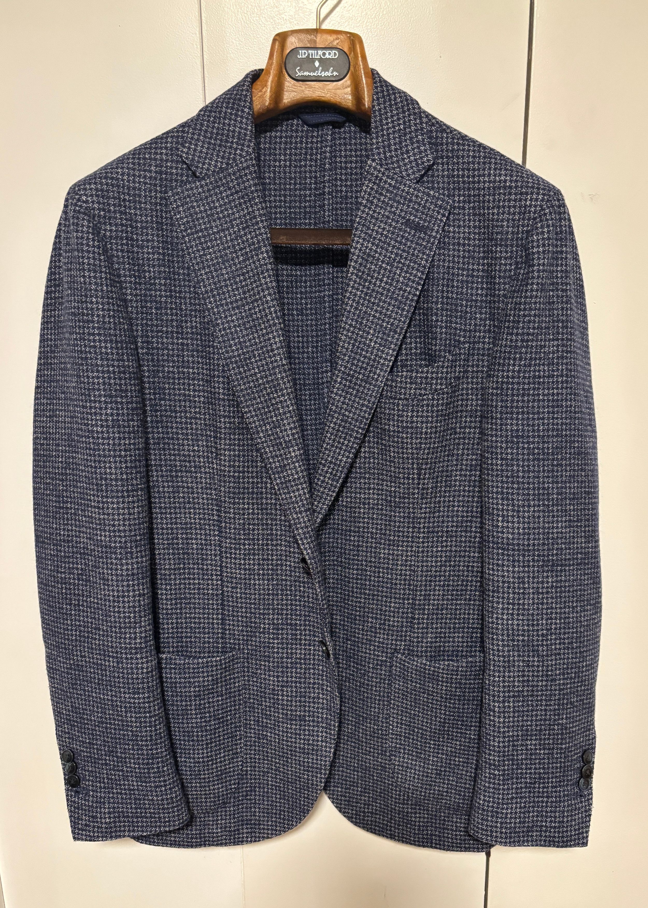 $900 Unstructured Wool-Cotton Sport Coat 38-40
