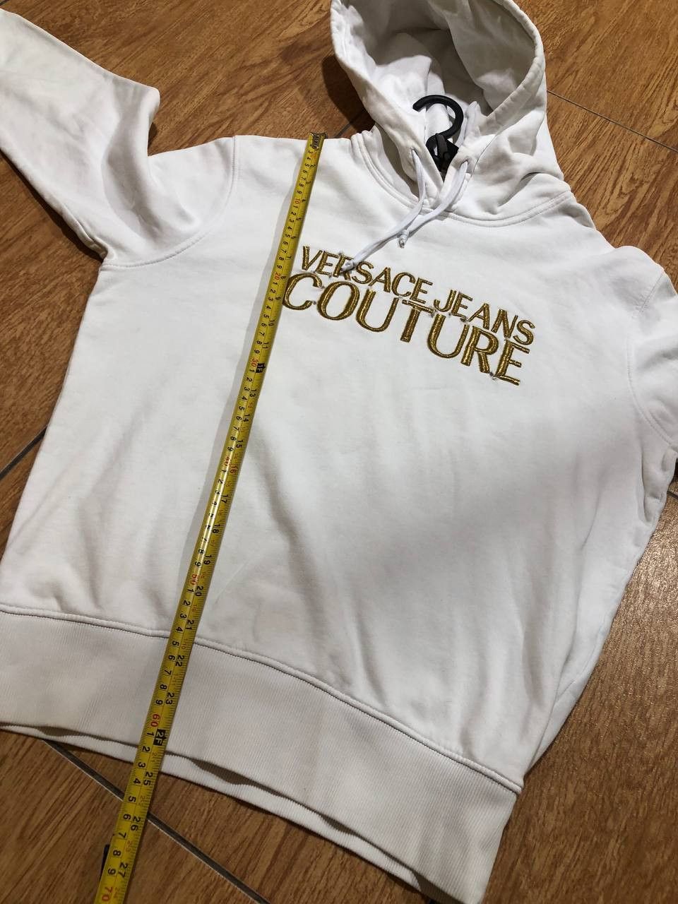 Versace Jeans Couture Versace Jeans Couture Hoodie Gold Logo Print Size US XS / EU 42 / 0 - 15 Thumbnail