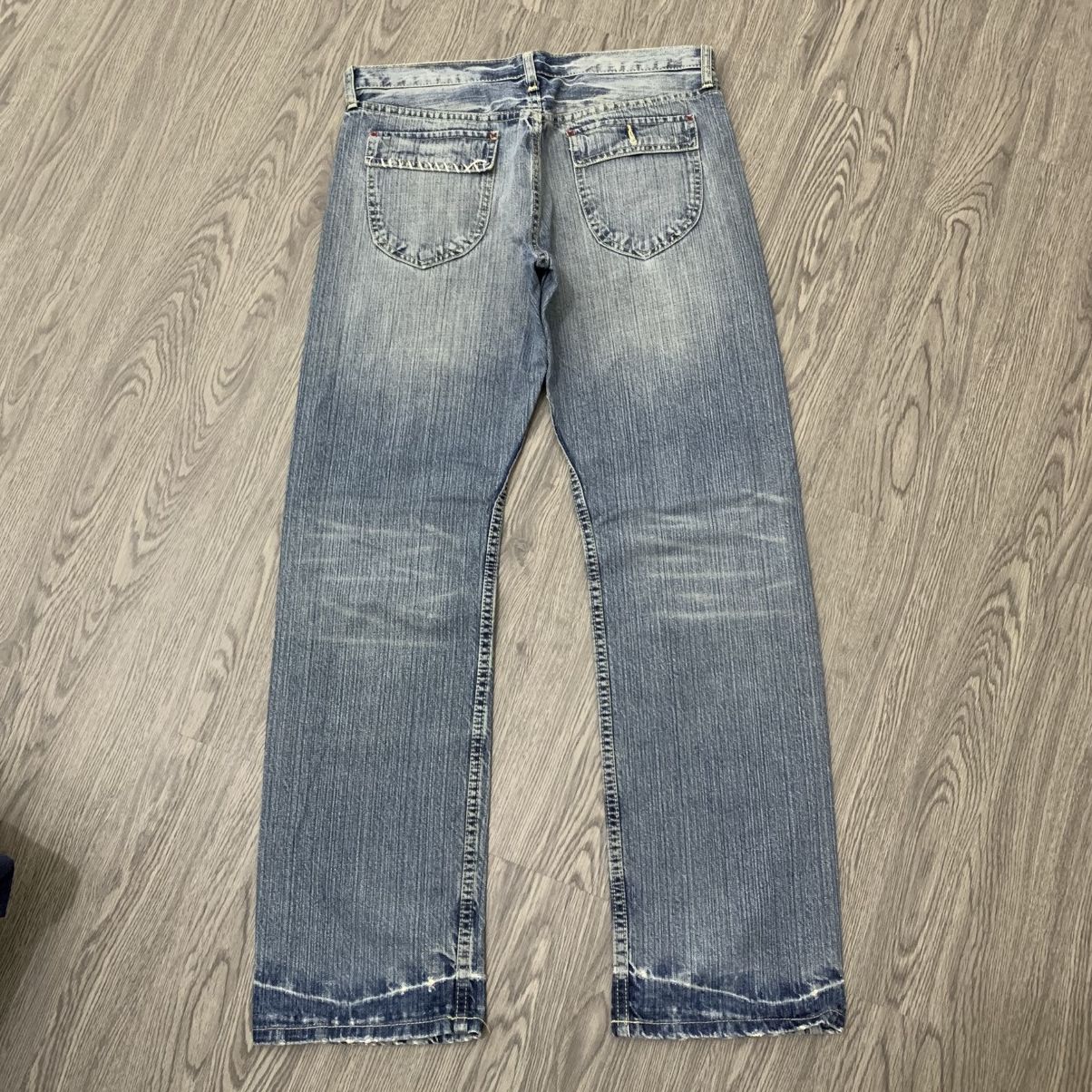 Takeo Kikuchi 🇯🇵Vintage'90s TAKEO KIKUCHI Distressed Patchwork Pant🇯🇵 Size US 33 - 4 Thumbnail