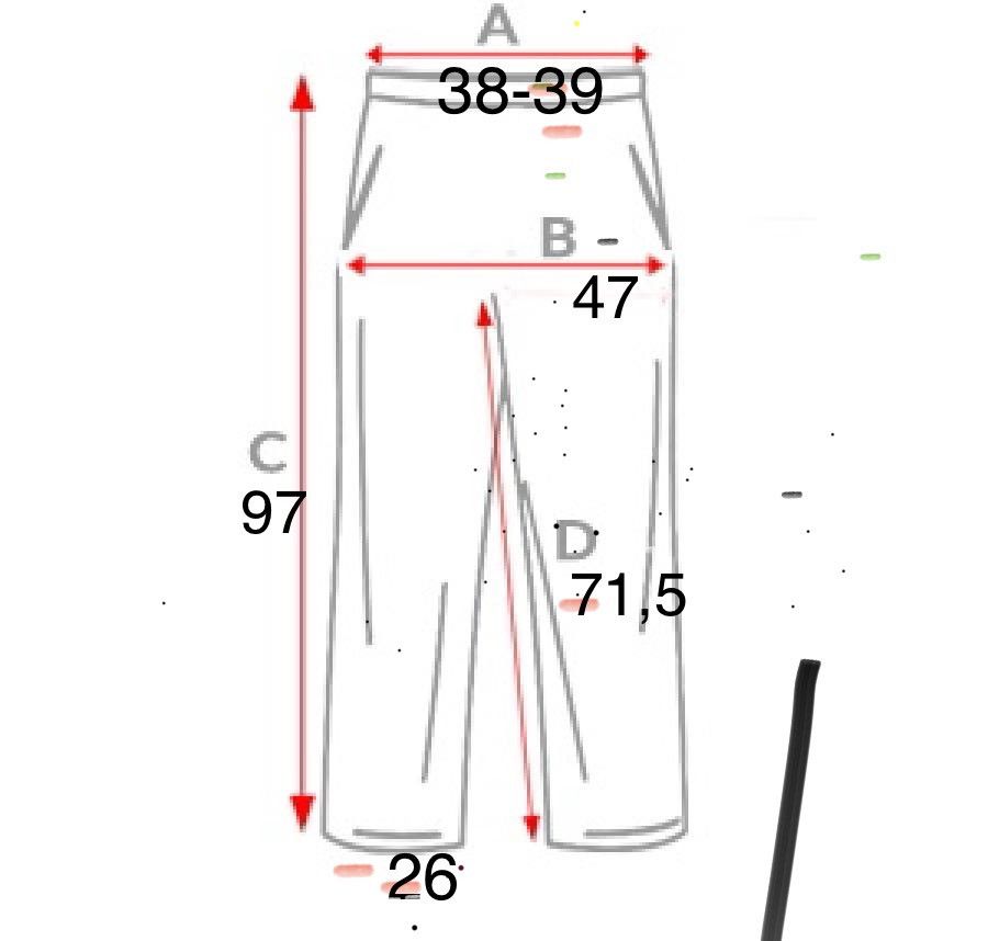 Handmade Patchwork flared pants avantgarde y2k style trousers Size 28" / US 6 / IT 42 - 7 Thumbnail