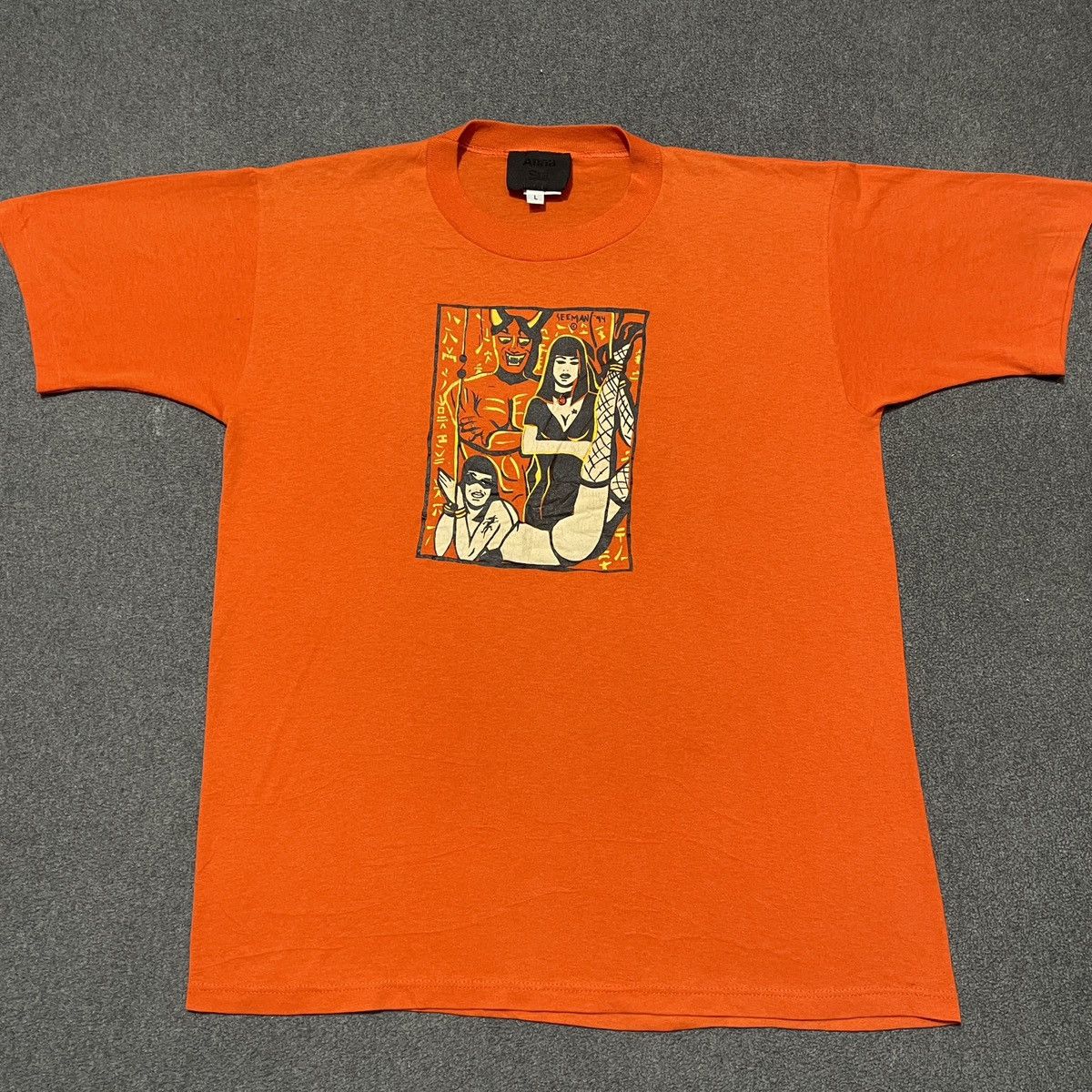 Vintage Vintage 1994 Anna Sui x Spike Lee Joeyseeman Art T-shirt Size US L / EU 52-54 / 3 - 1 Thumbnail