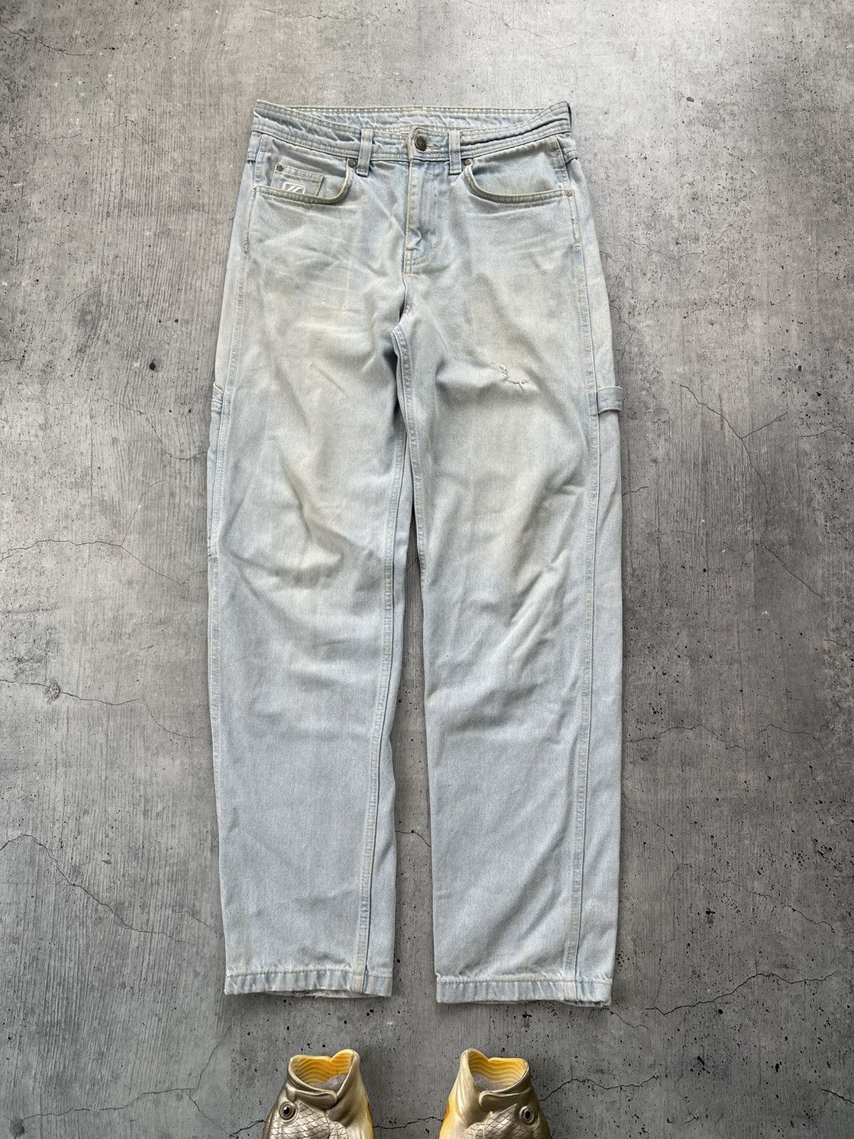 Japanese Brand × Karl Kani Karl Kani Distresed Jeans Baggy Denim Vintage Y2K Style SK8 Size US 30 / EU 46 - 5 Thumbnail