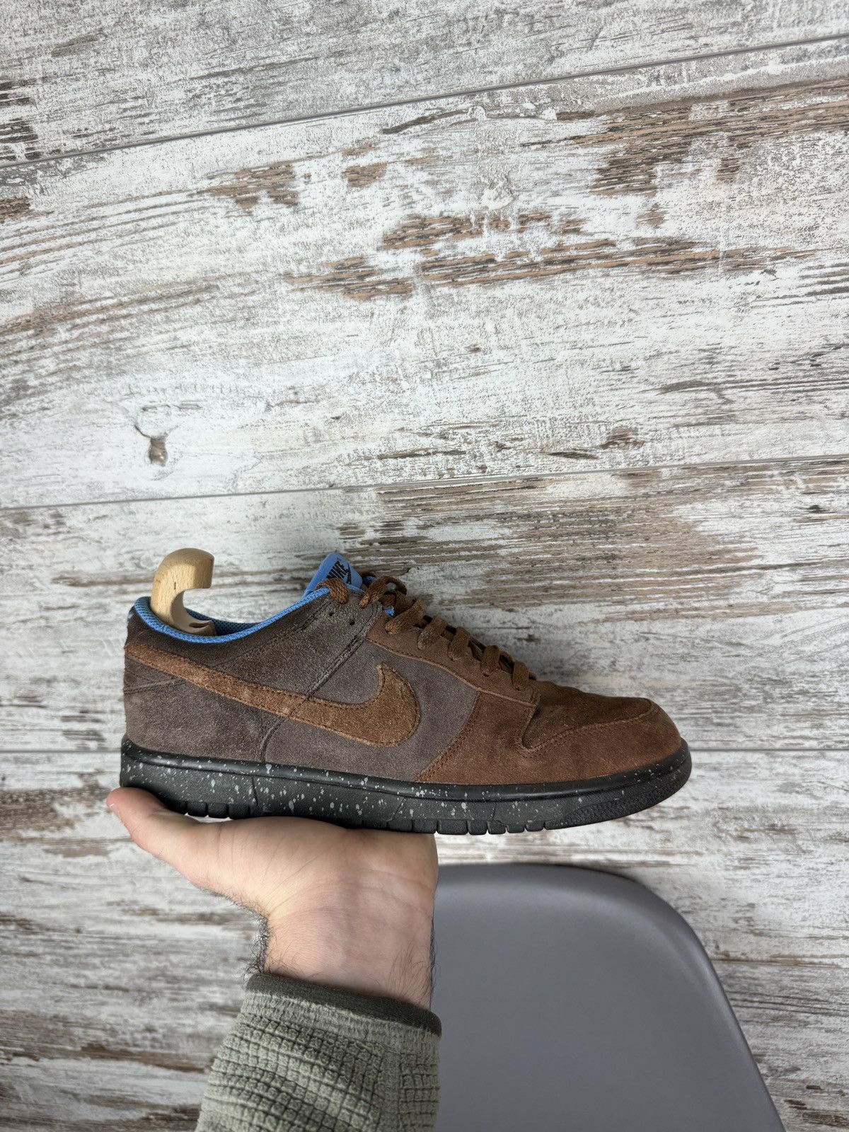Nike × Vintage Mens Vintage Nike dunk low cl brown sneakers size 42,5 y2k Size US 9 / EU 42 - 5 Thumbnail