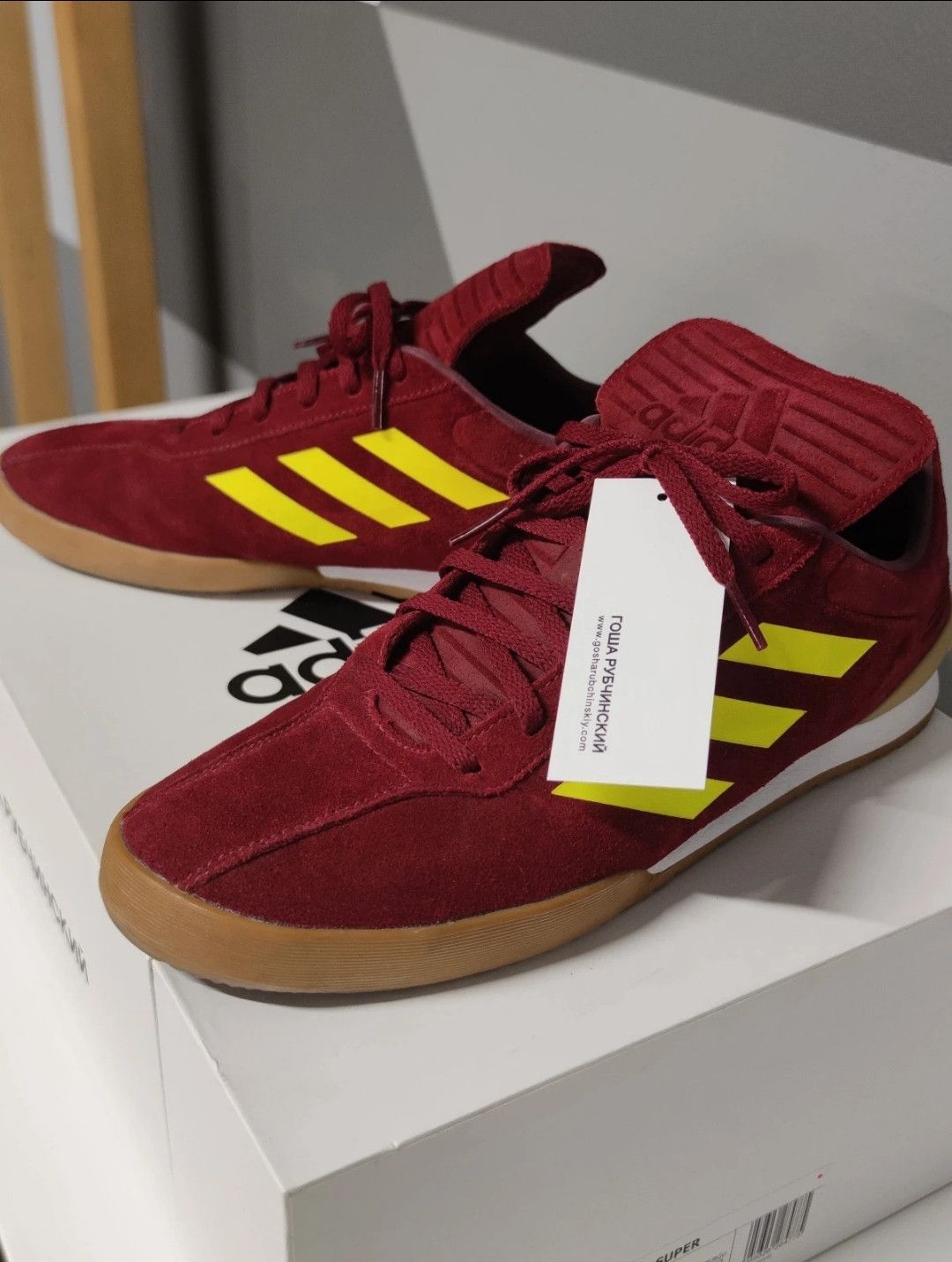 Adidas × Gosha Rubchinskiy Copa Super AC8674 Burgundy Size US 10 / EU 43 - 14 Thumbnail