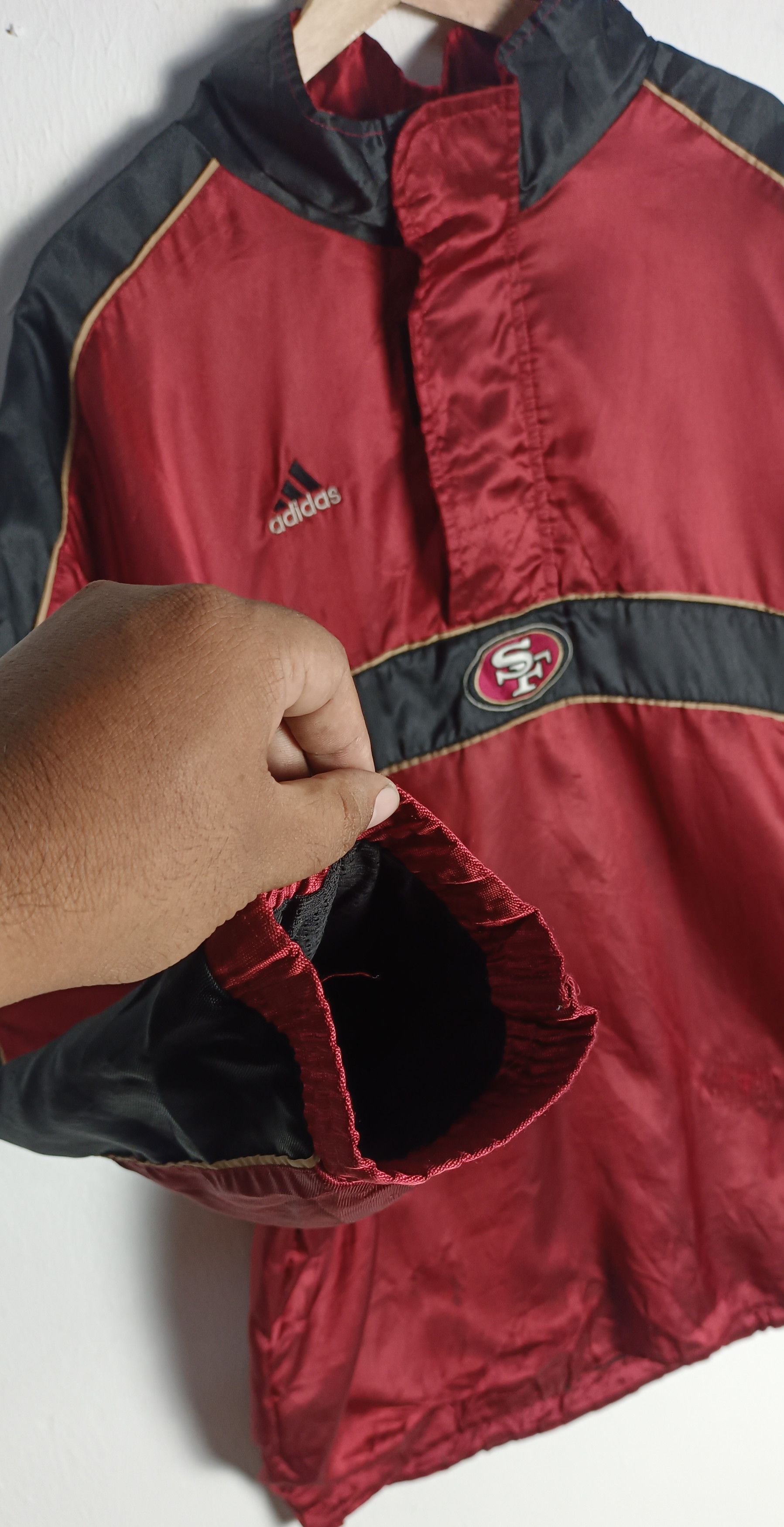 Adidas Vintage 90s💥 Adidas San Francisco NFL Size US XL / EU 56 / 4 - 15 Thumbnail
