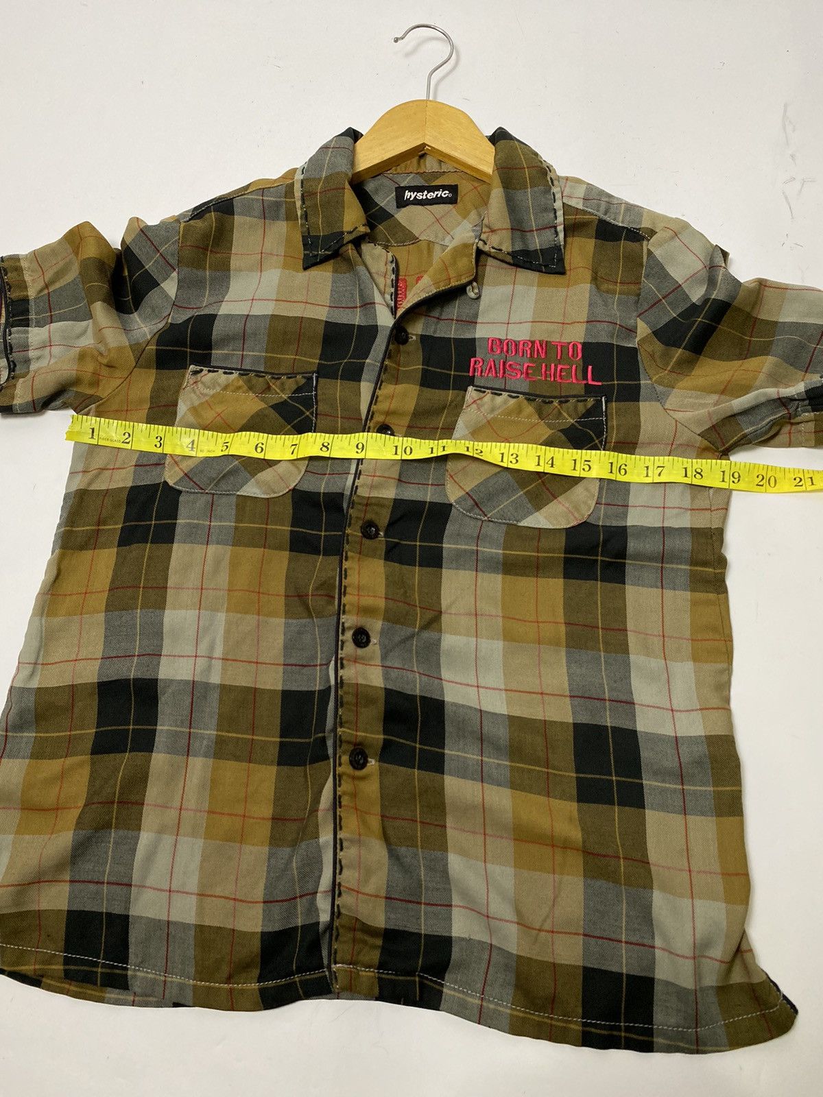 Hysteric Glamour × If Six Was Nine × Japanese Brand 💥best💥 Hysteric glamour plaid shirt embroidery Size US M / EU 48-50 / 2 - 8 Thumbnail