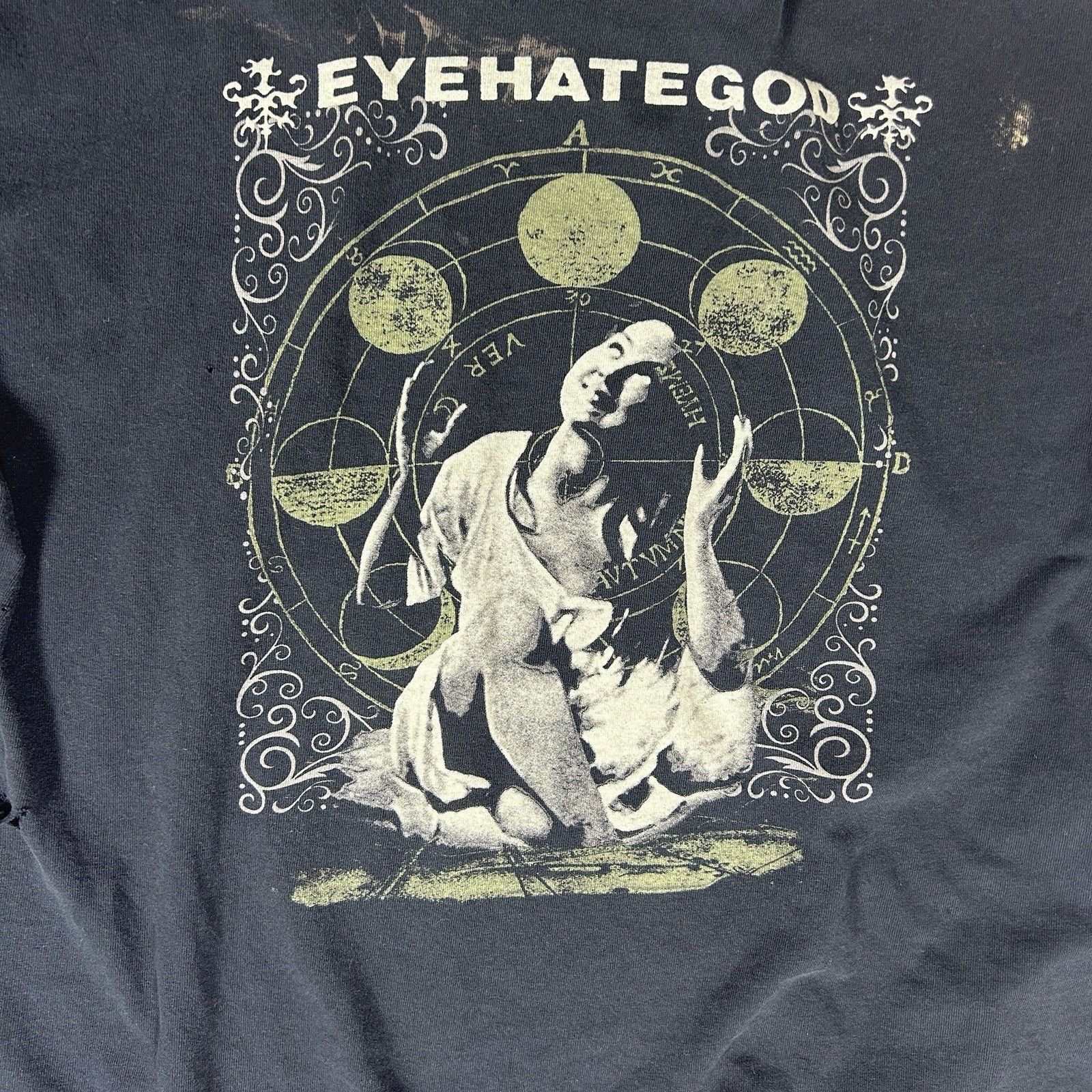 Other Eyehategod Distressed Sludge Metal Band Tee Black Large Size L / US 10 / IT 46 - 2 Thumbnail