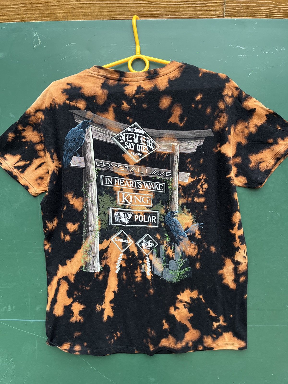 Band Tees Tie Dye Never Say Die Heavy Metal Festival Impericon Crystal Size US L / EU 52-54 / 3 - 2 Thumbnail