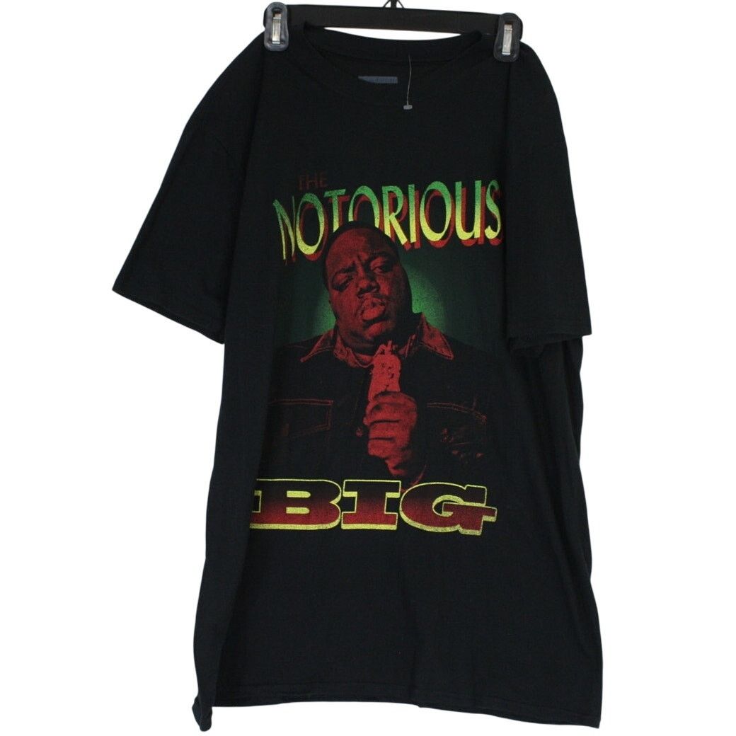 Band Tees × Rap Tees NWT Notorious BIG Biggie Smalls Black Parking Lot Style Rap Size US L / EU 52-54 / 3 - 1 Thumbnail