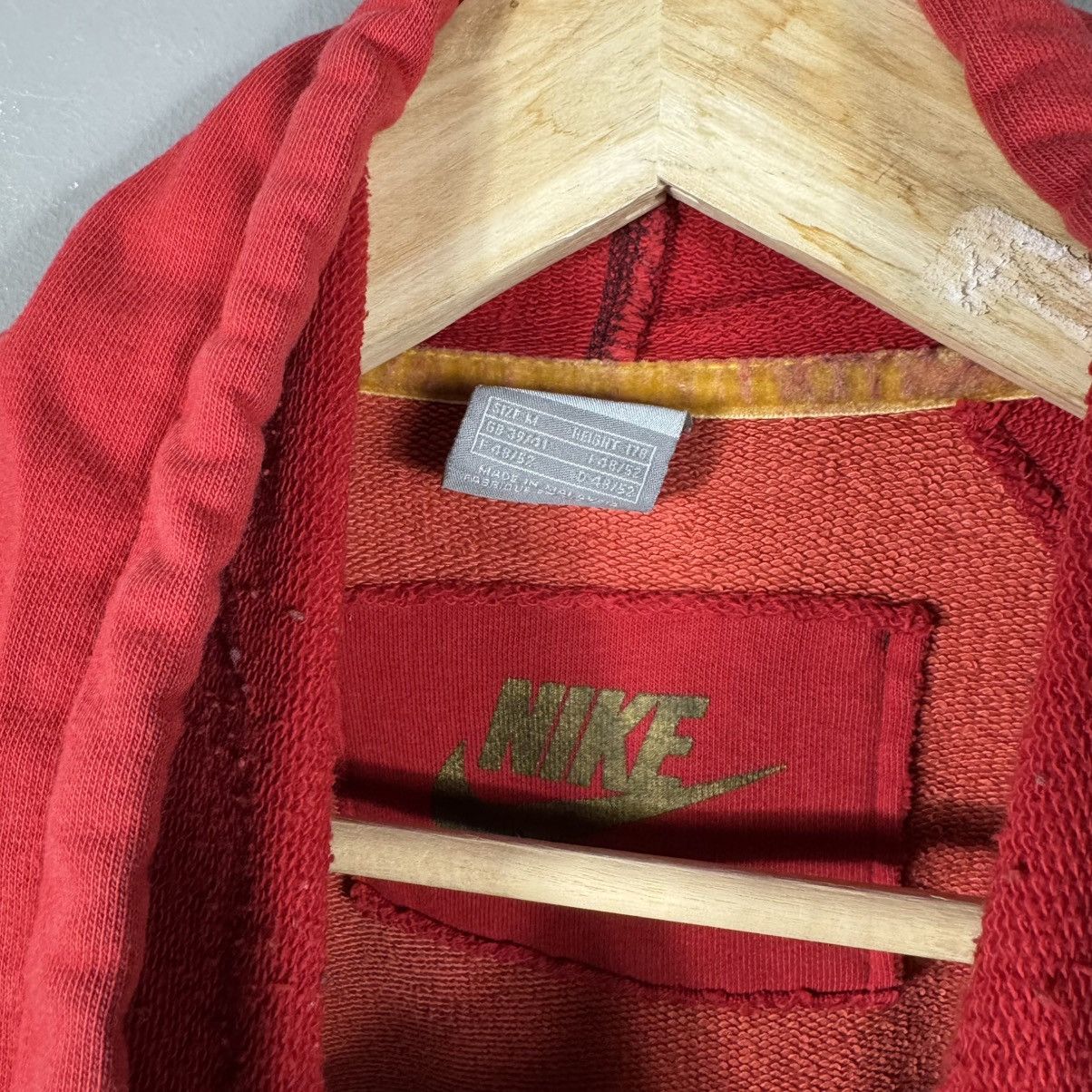 Nike × Vintage Nike Y2K Sportswear Red Hoodie Size US M / EU 48-50 / 2 - 4 Thumbnail