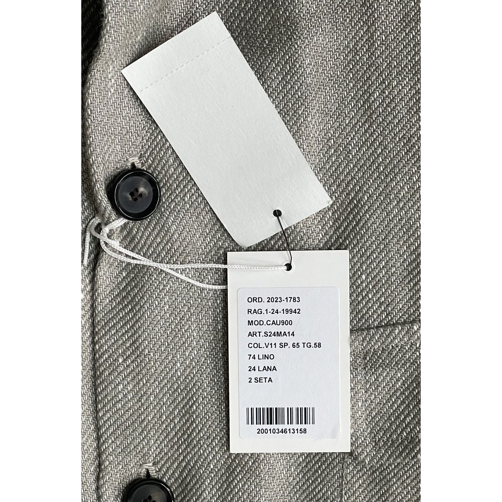 Cesare Attolini $3,800 NWT Cesare Attolini Jacket Gray Italian Wool 58/3XL Size US XXL / EU 58 / 5 - 9 Thumbnail