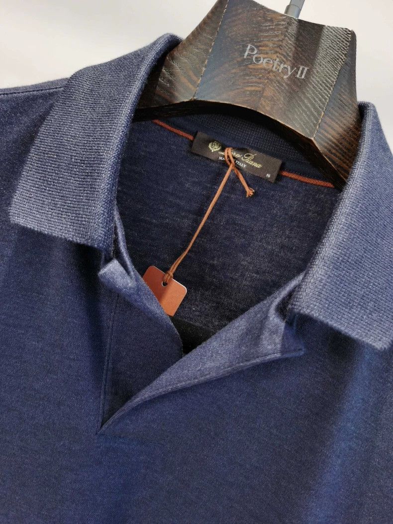 Loro Piana LORO PIANA cashmere silk Polo shirt Size US S / EU 44-46 / 1 - 5 Thumbnail