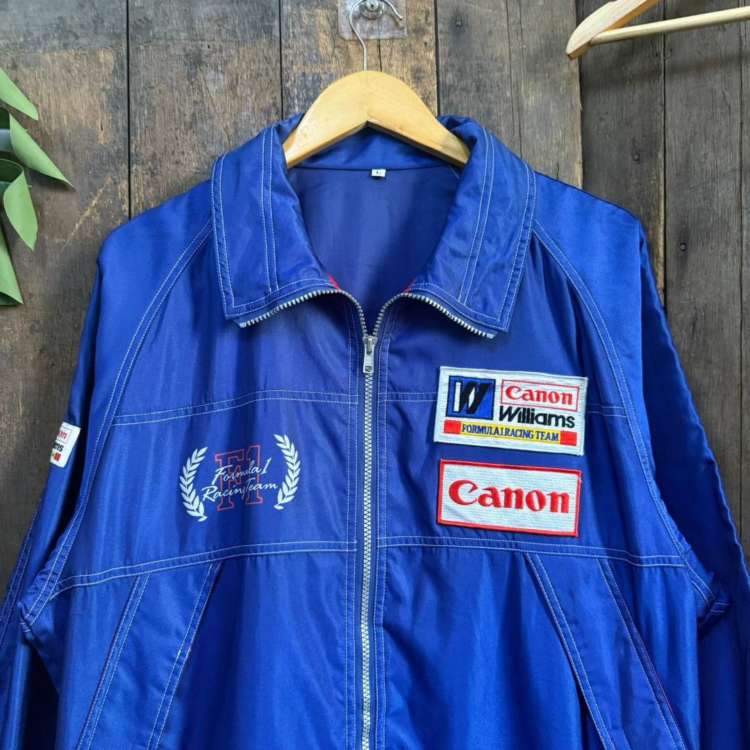 Vintage Vintage Canon William F1 Racing Team Jacket Size US L / EU 52-54 / 3 - 3 Thumbnail