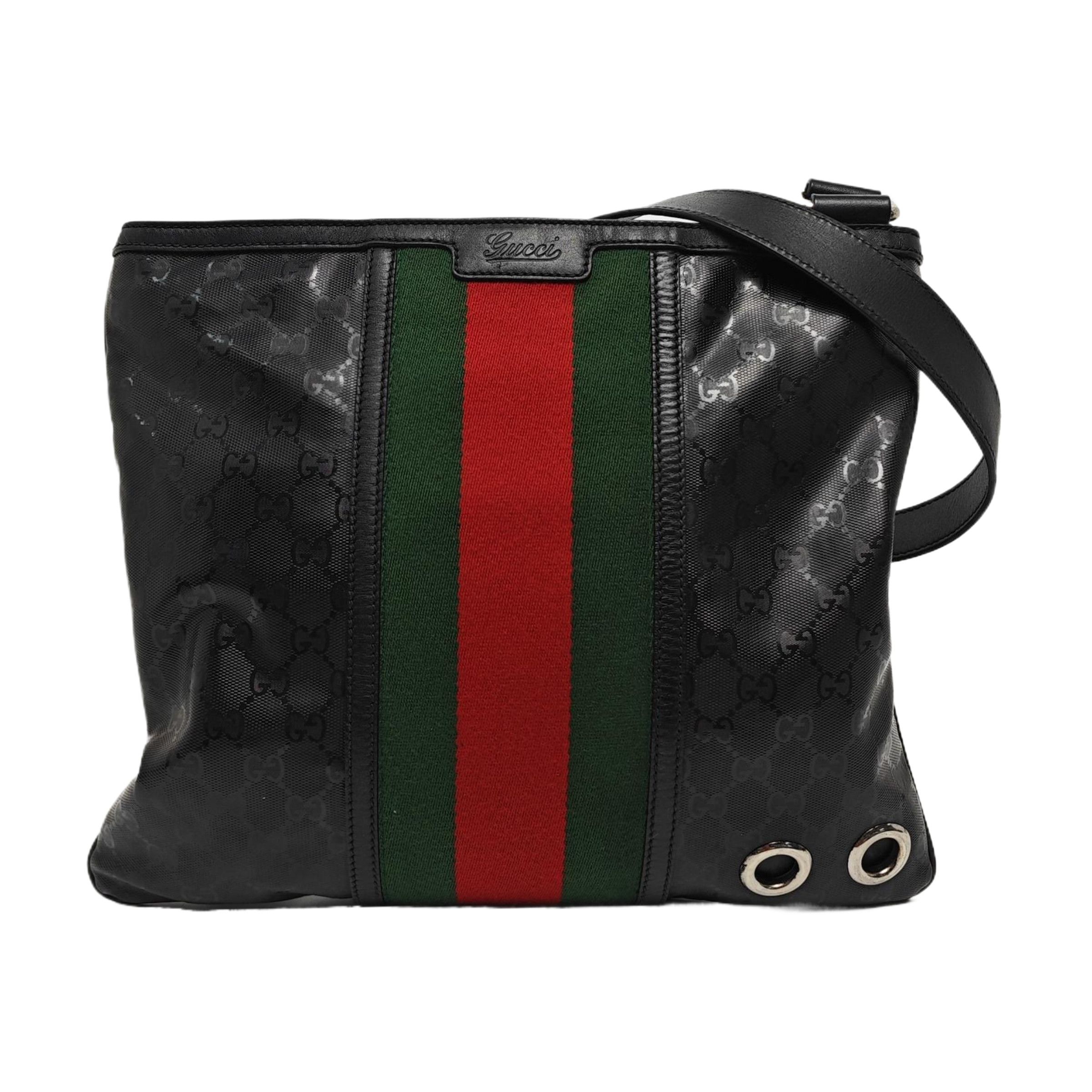 Gucci 500 By Gucci Gg Canvas Messenger Bag in Black, Men's (Size 34)