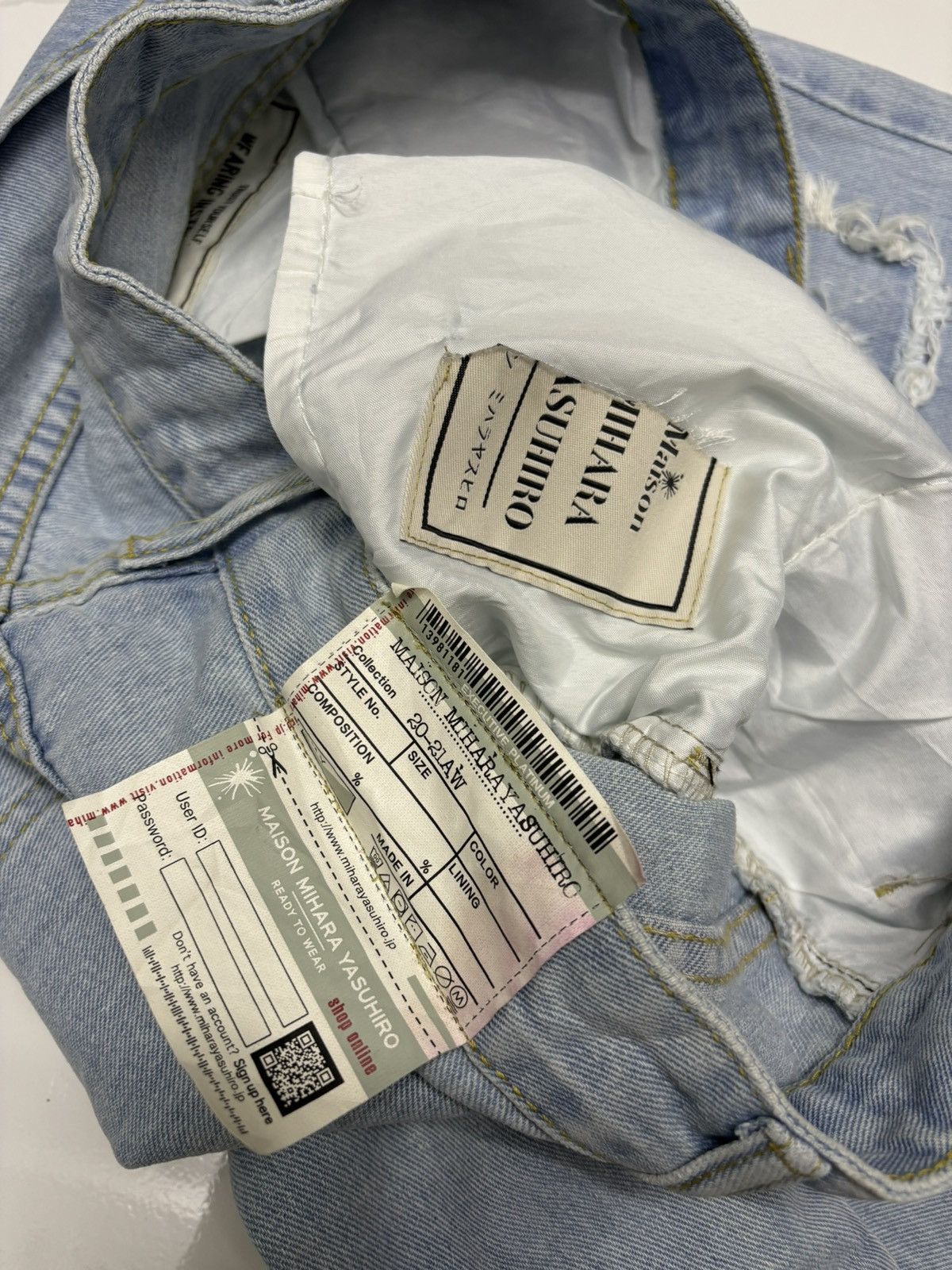 Maison MIHARA YASUHIRO 🔥MIHARAYASUHIRO AW20-21 PATCHWORK CUSTOM MADE BAGGY JEANS Size US 34 / EU 50 - 12 Thumbnail