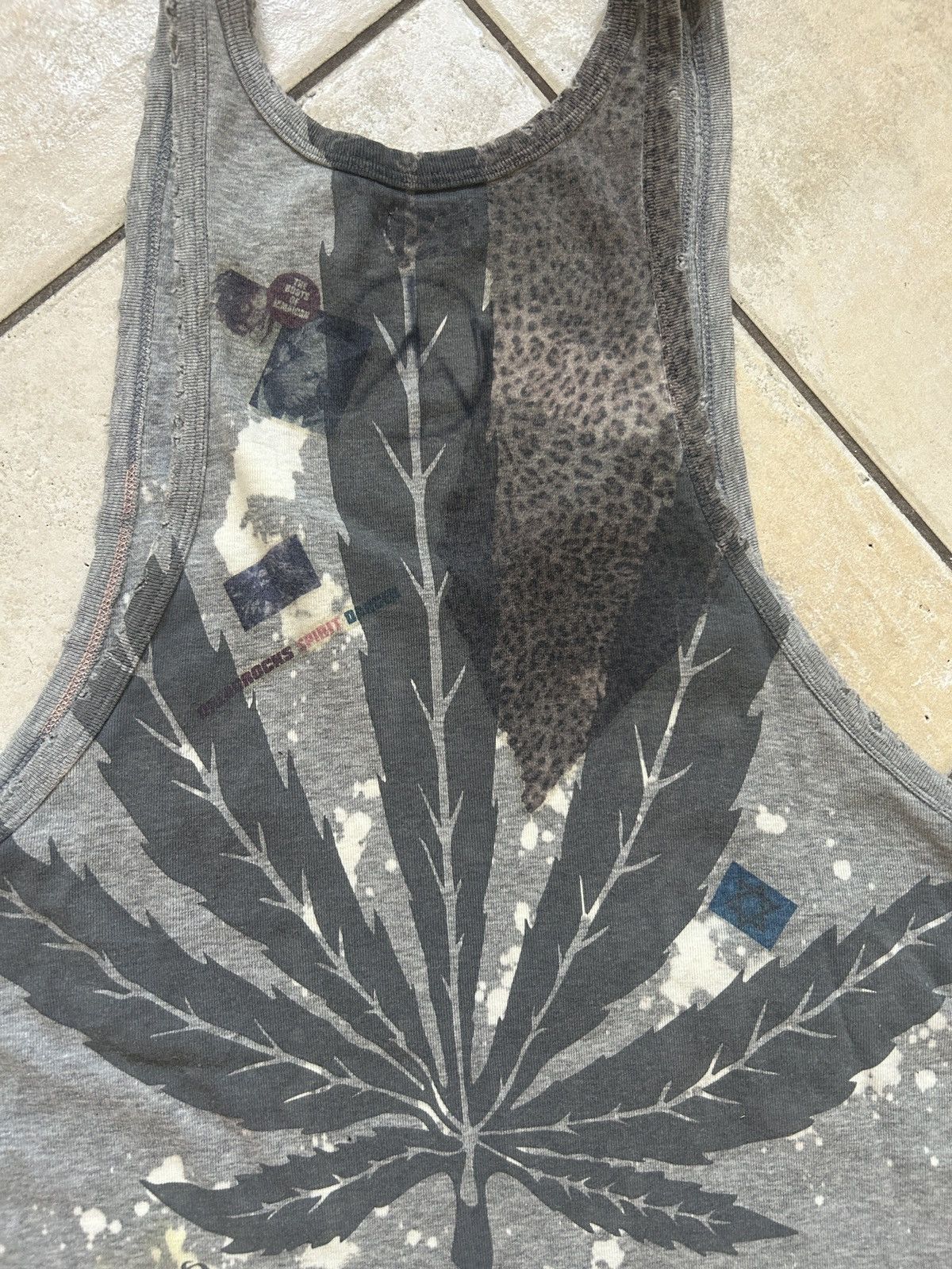 LGB LE GRANDE BLEU TANK TOP “JAMAICAN TIMES / WEED” TANK
