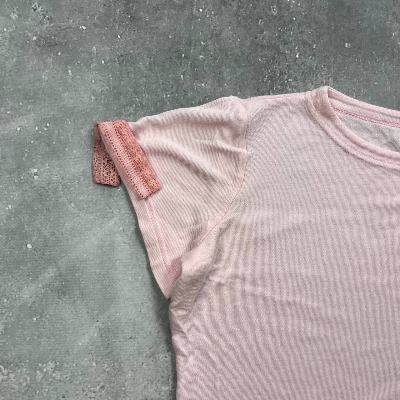 Versace Jeans Couture Vintage Versace Jeans Couture Lace Bows T Shirt Women’s Pink Size L / US 10 / IT 46 - 4 Thumbnail