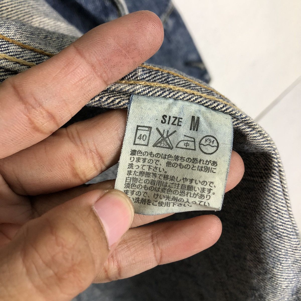 Levi's 🔥Vintage Chore Biker Denim Jacket Levi’s Big Pocket Size US M / EU 48-50 / 2 - 19 Thumbnail
