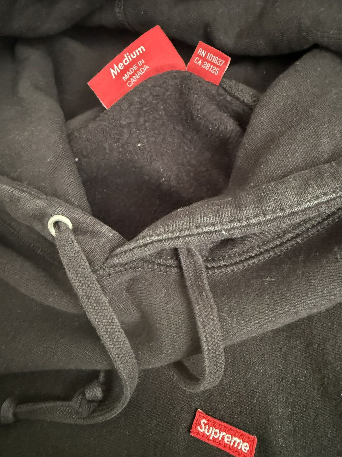 Supreme Supreme SS20 Small Mini Box Logo Hoodie Black Red M Medium Size US M / EU 48-50 / 2 - 4 Thumbnail