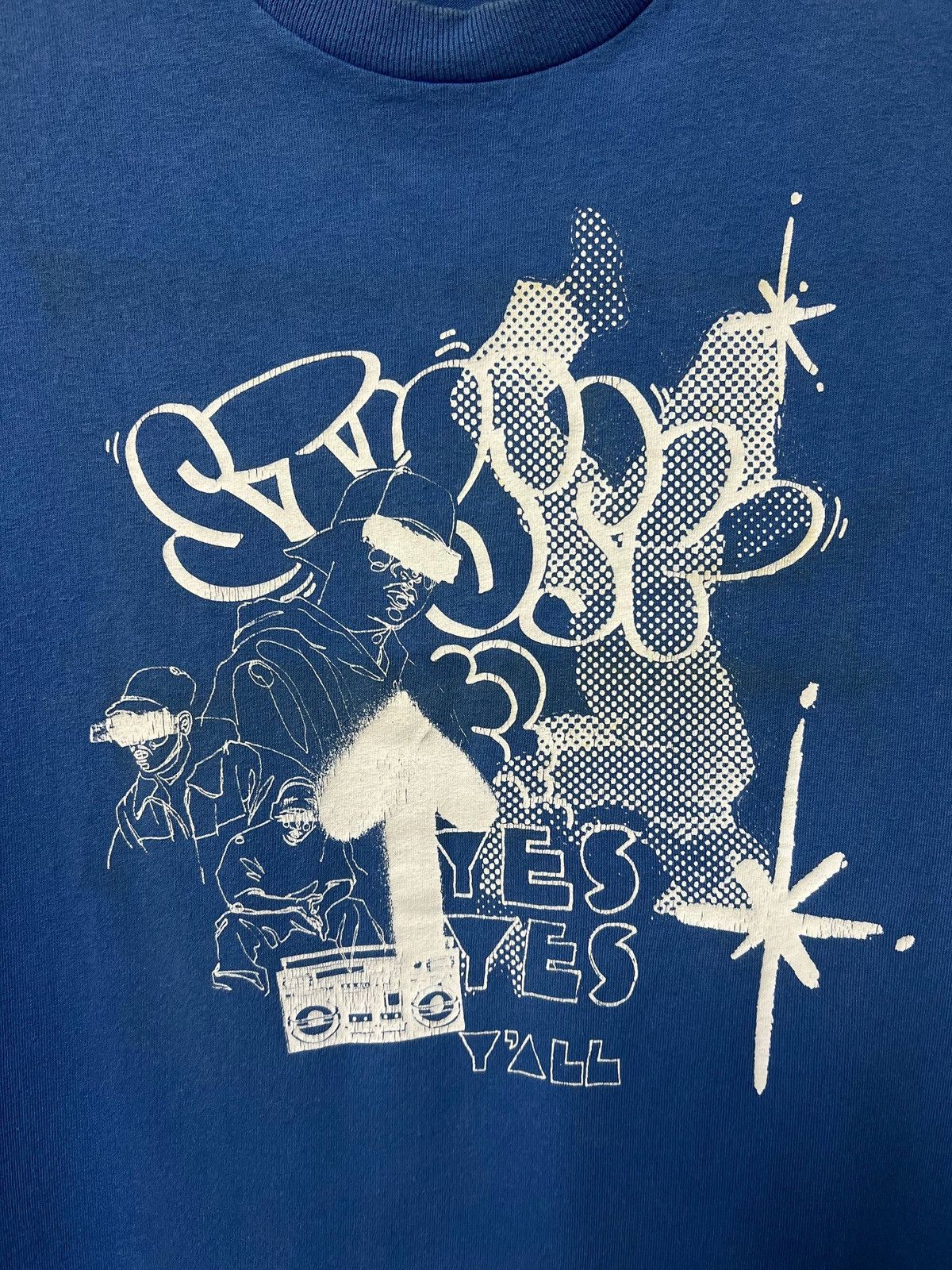 Stussy Vintage 90's Stussy T shirt Y2K Streetwear Music Tee Made M Size US M / EU 48-50 / 2 - 5 Thumbnail