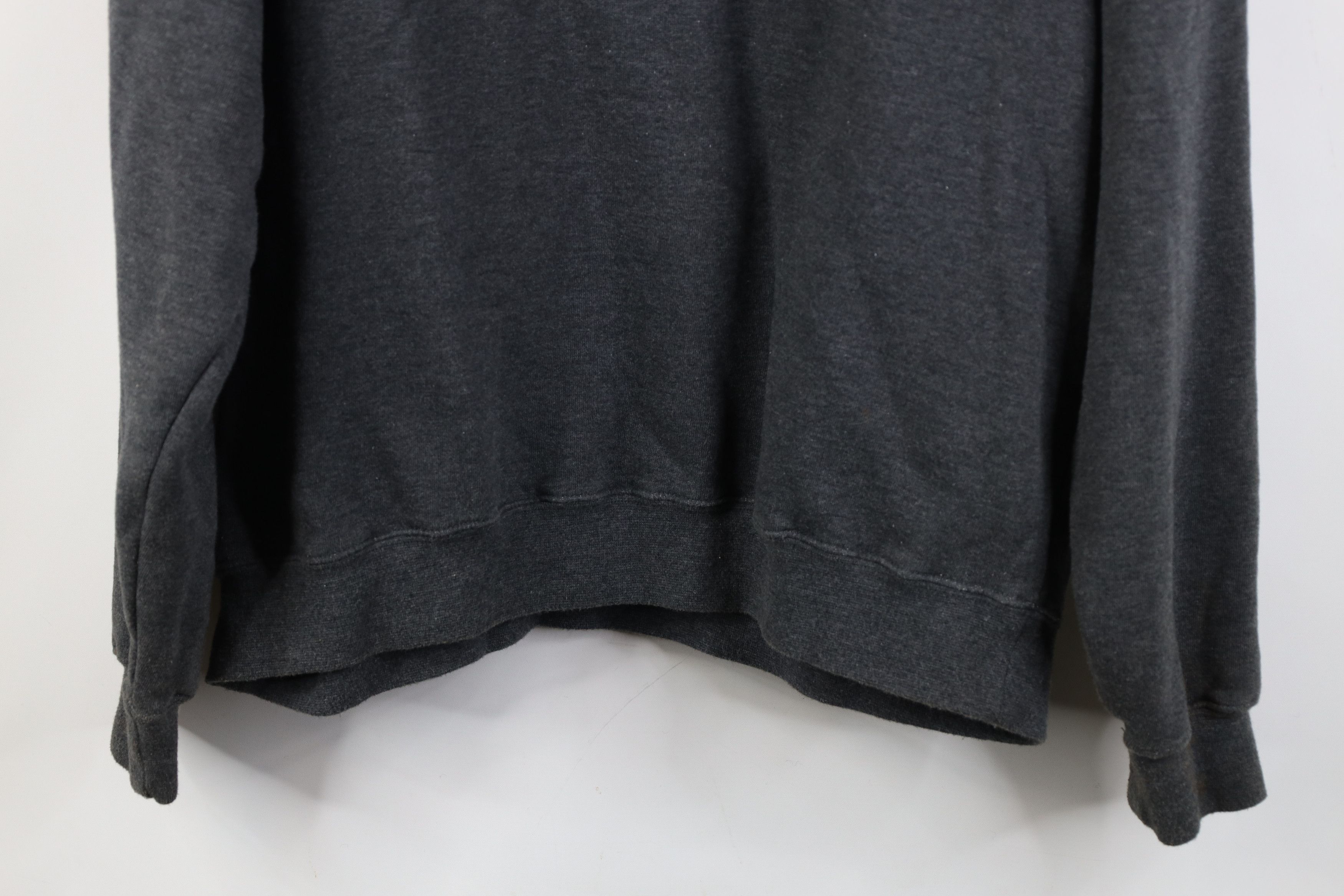 Vintage Vintage 90s Y2K Streetwear Blank Crewneck Sweatshirt Gray Size US XL / EU 56 / 4 - 14 Thumbnail