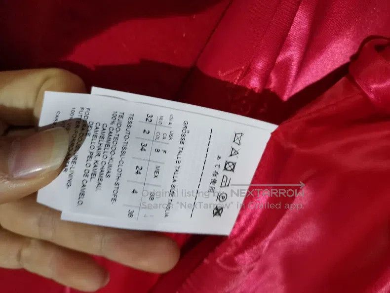 Max Mara Max Mara Long Red Coat Size XXS / US 00 / IT 34 - 4 Thumbnail